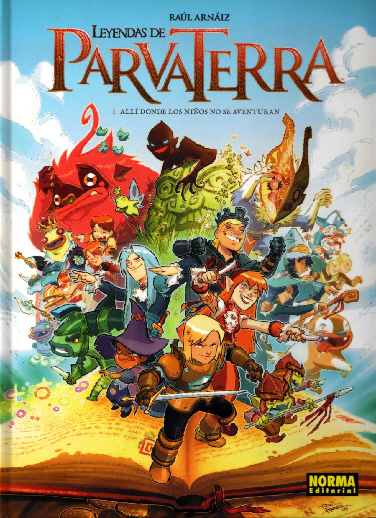 Portada ampliada de LEYENDAS DE PARVATERRA