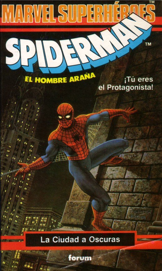 Portada ampliada de MARVEL SUPERHÉROES SPIDERMAN EL HOMBRE ARAÑA ¡Tú eres el Protagonista!