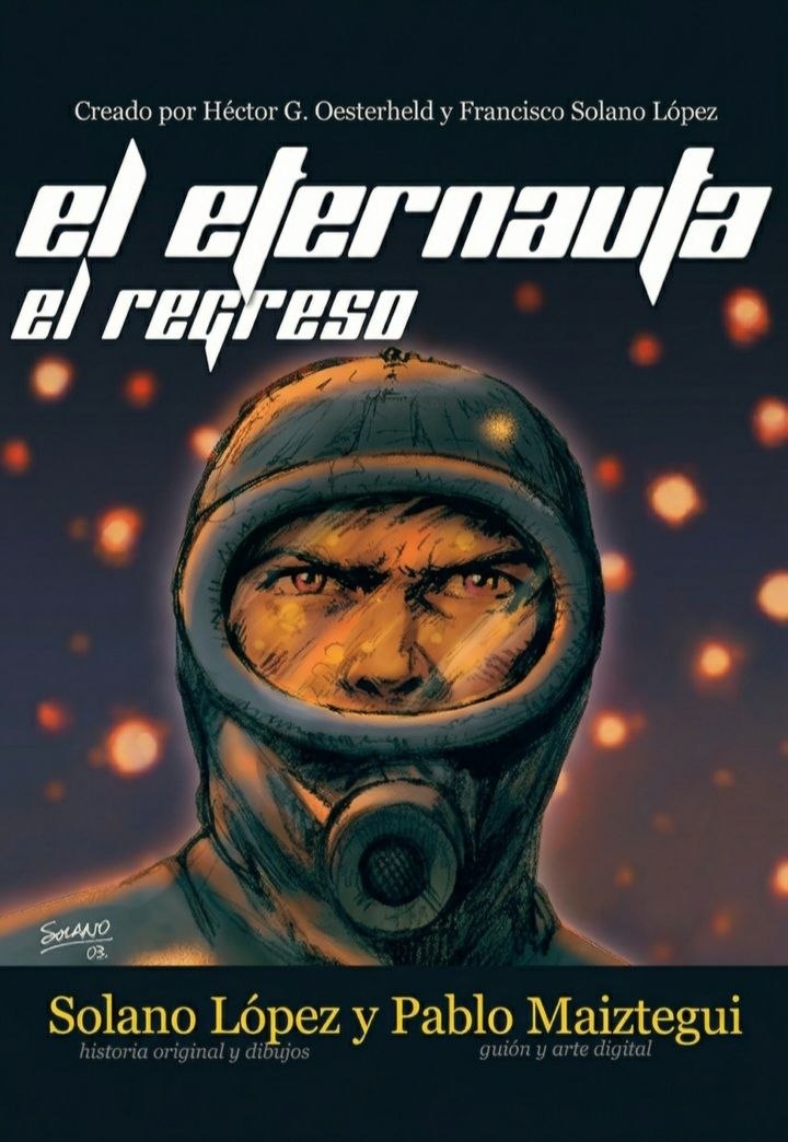 Portada ampliada de el eternauta el regreso
