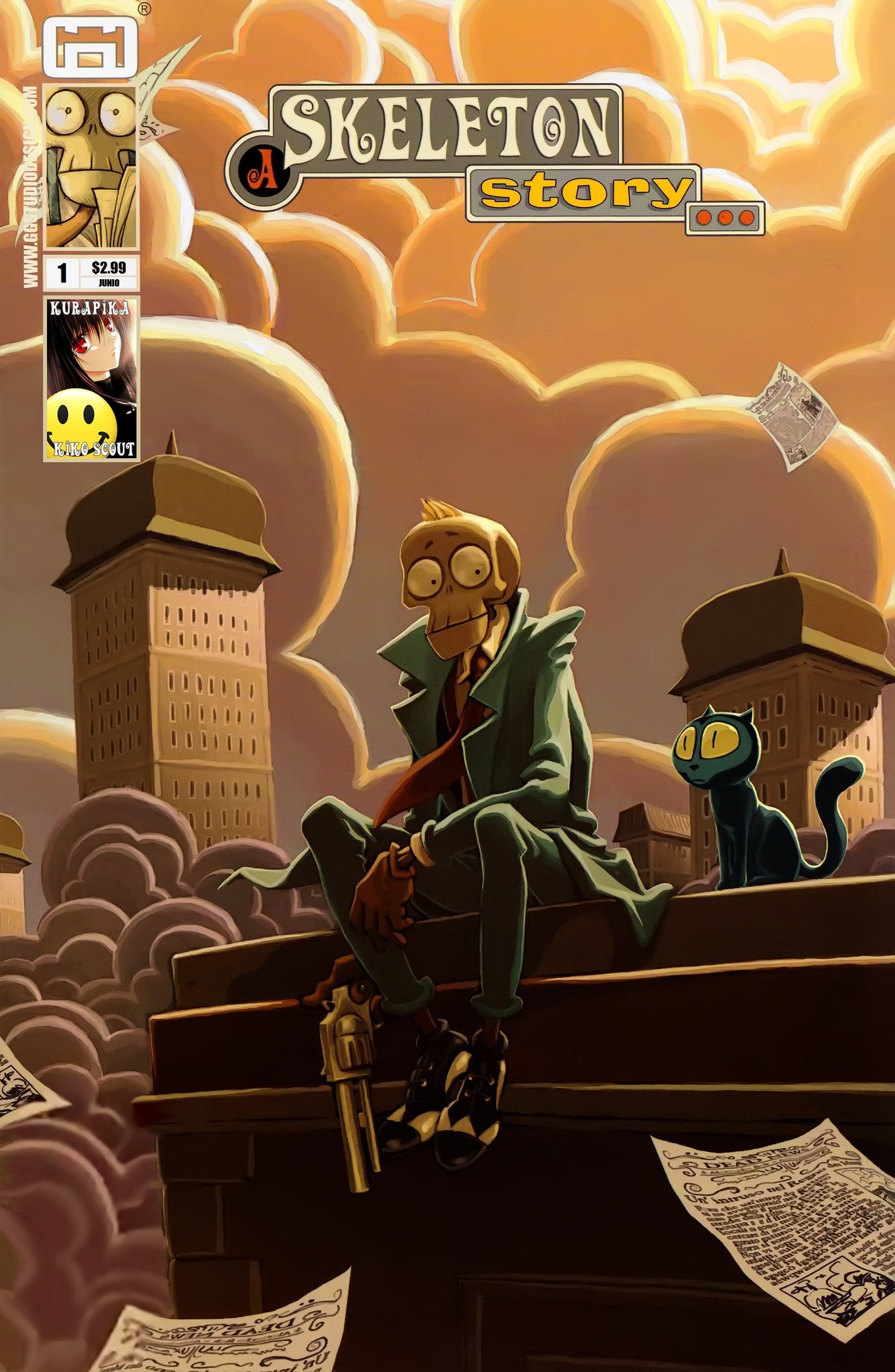 Portada ampliada de SKELETON Story
