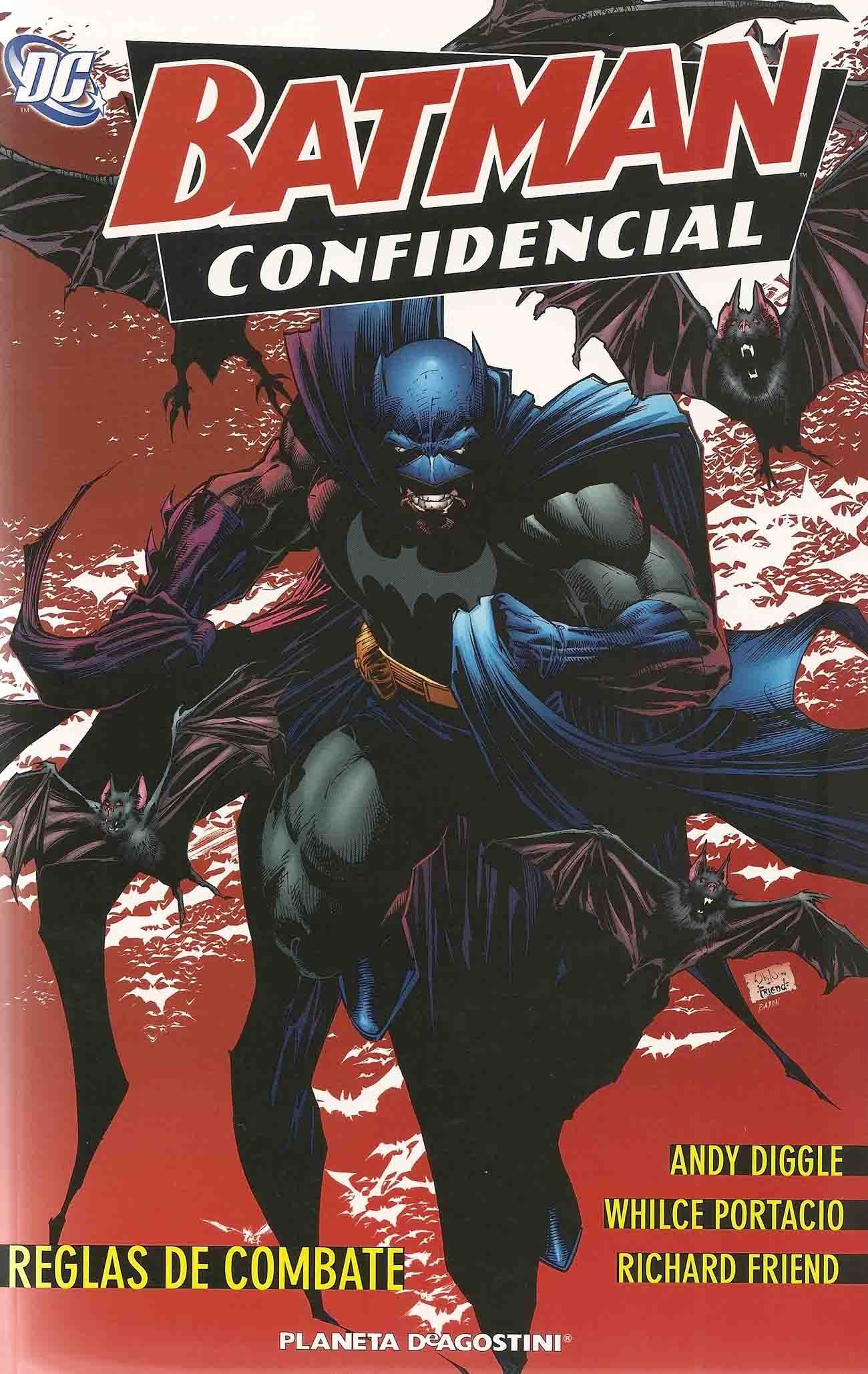 Portada ampliada de BATMAN CONFIDENCIAL