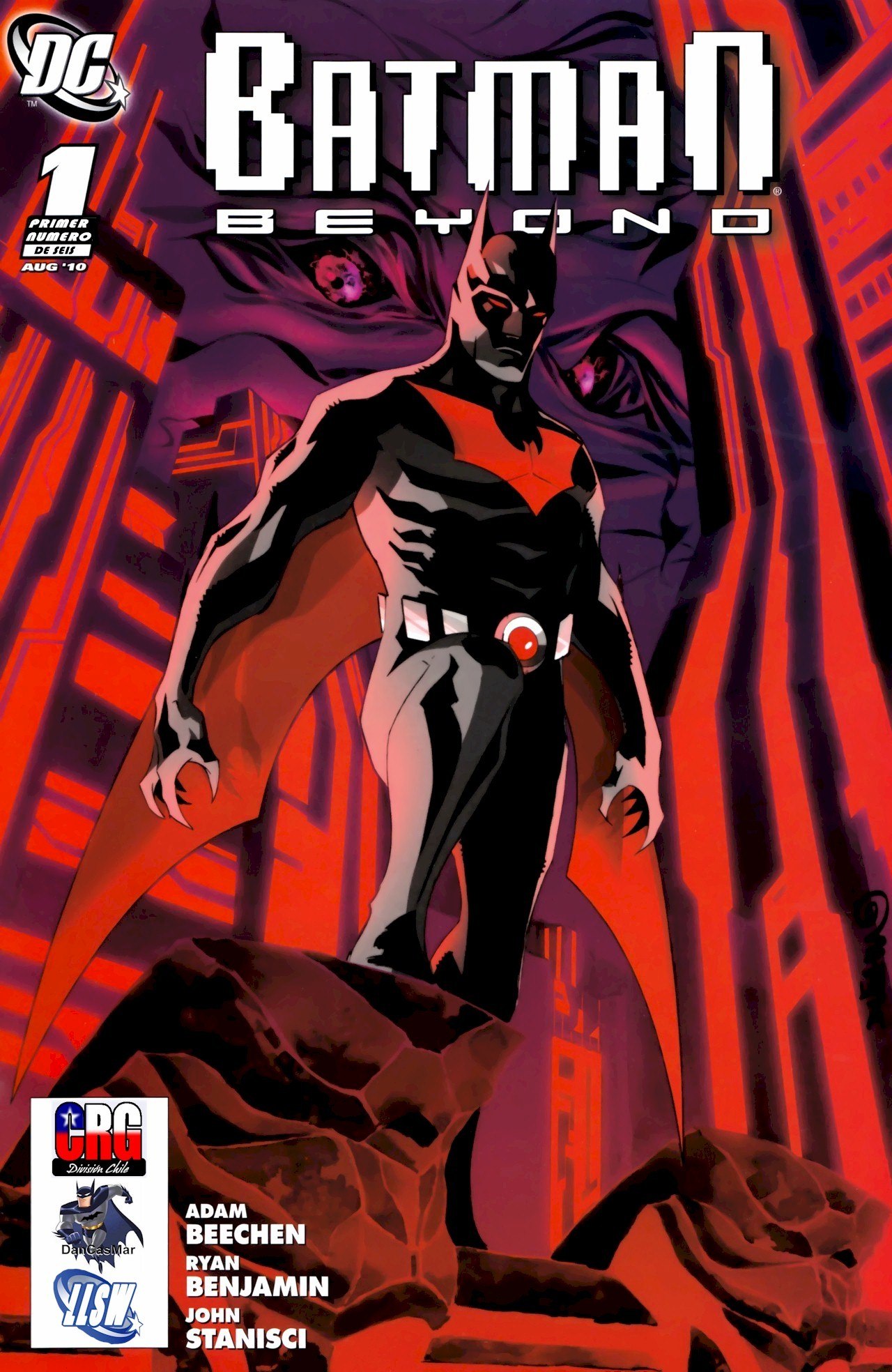 Portada ampliada de BATMAN BEYOND