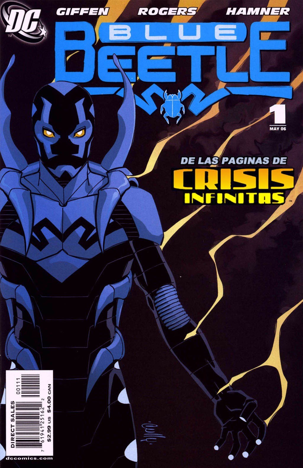 Portada ampliada de Blue Beetle