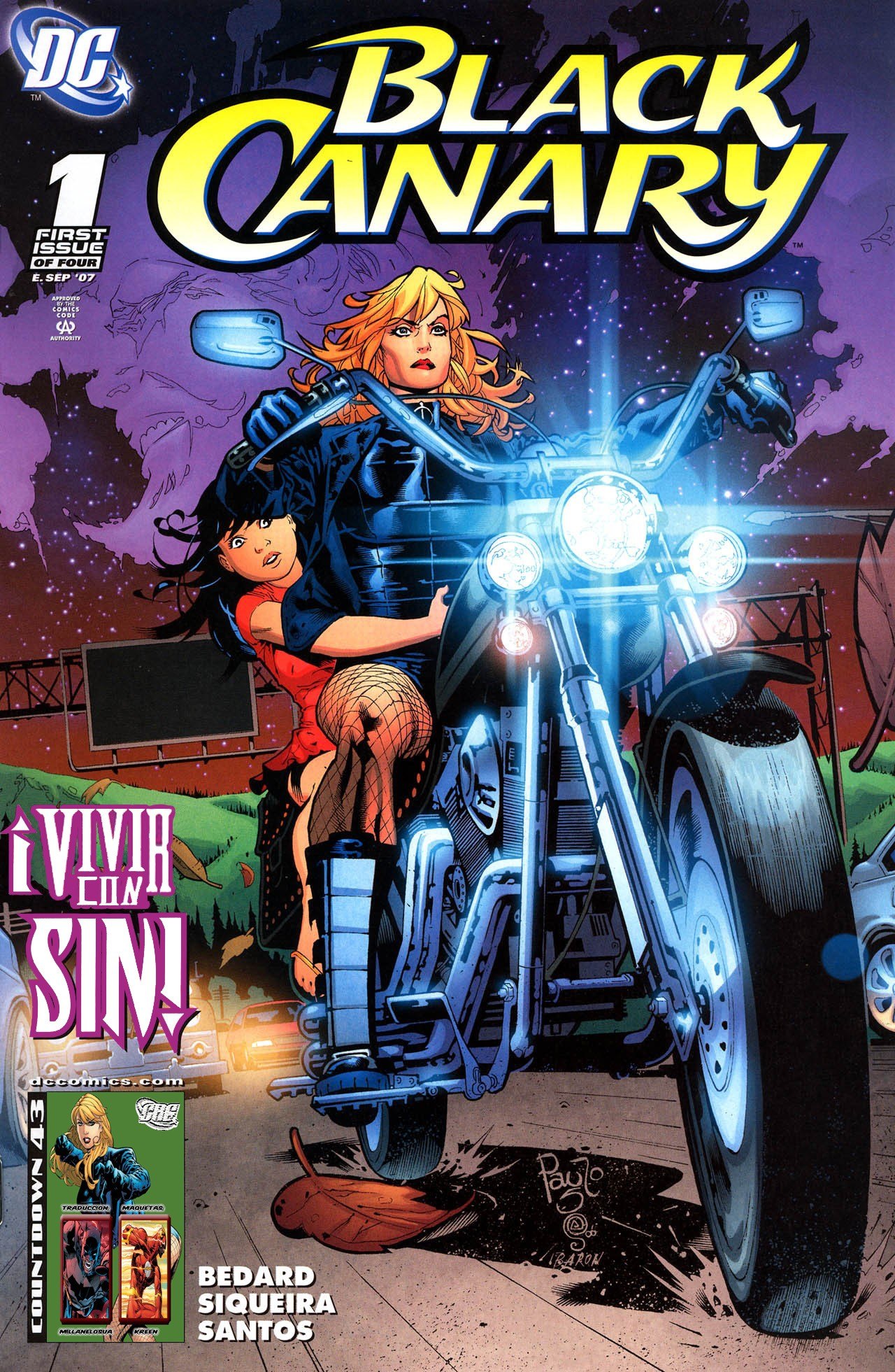 Portada ampliada de BLACK CANARY
