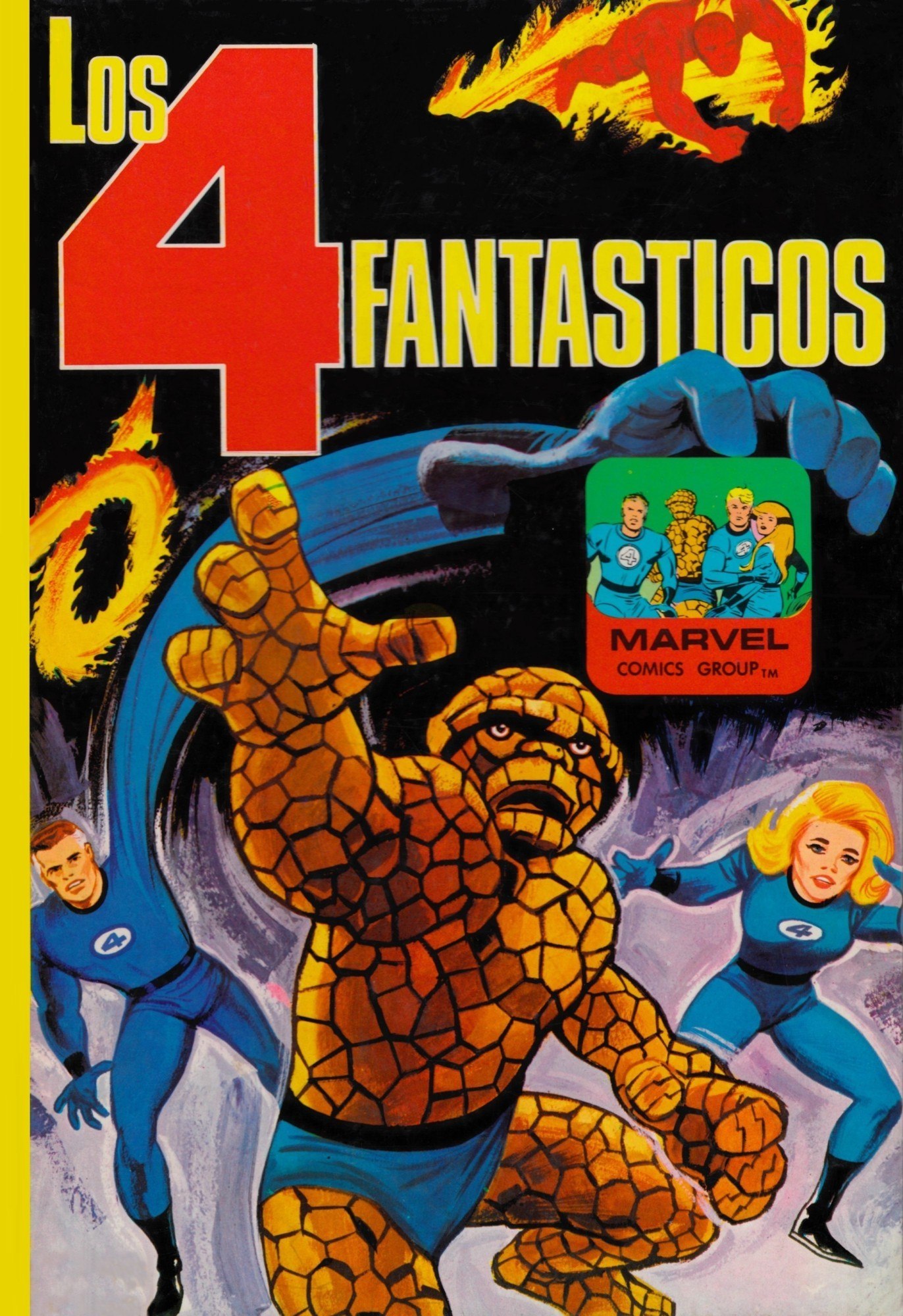 Portada ampliada de Los 4 Fantasticos