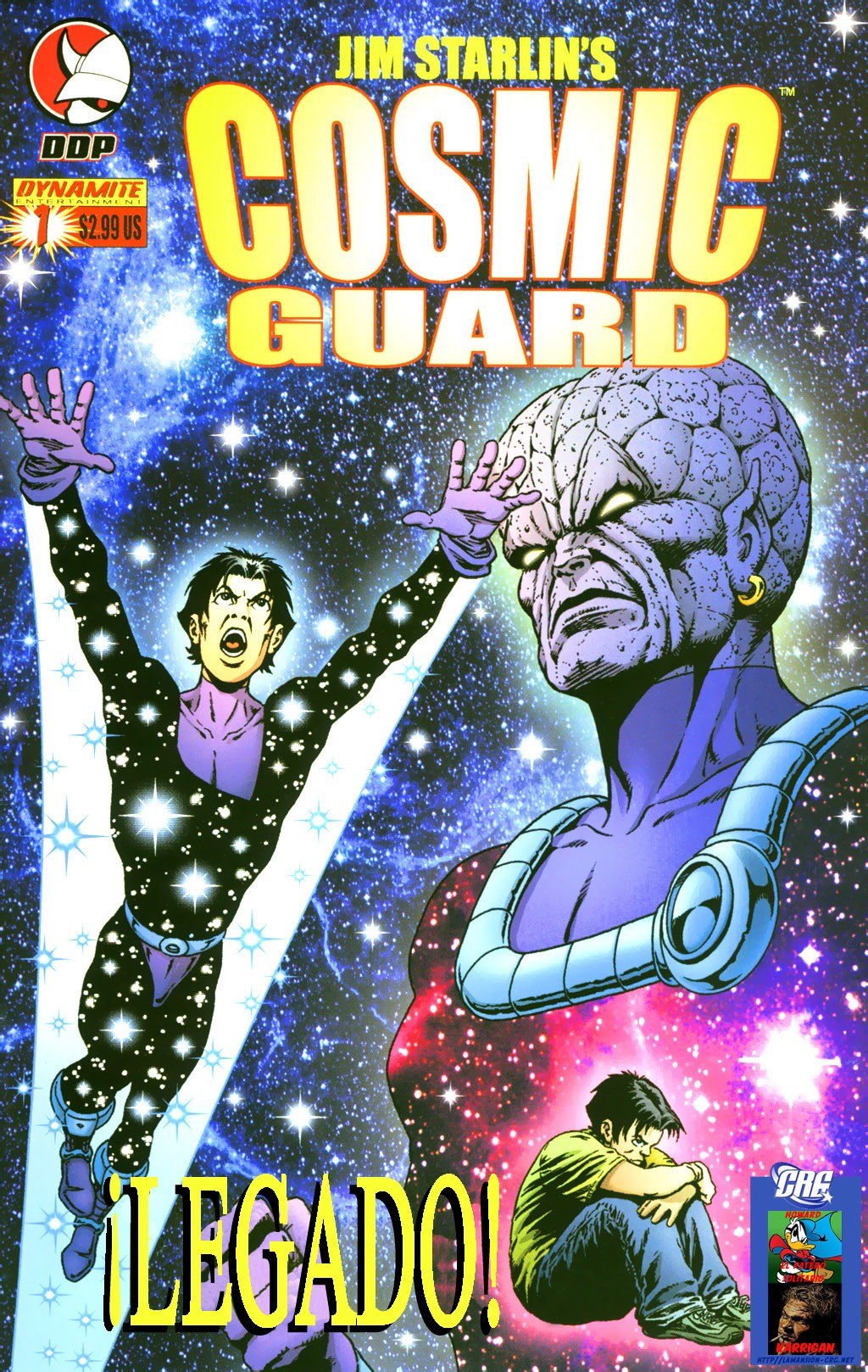 Portada ampliada de JIM STARLIN'S COSMIC GUARD