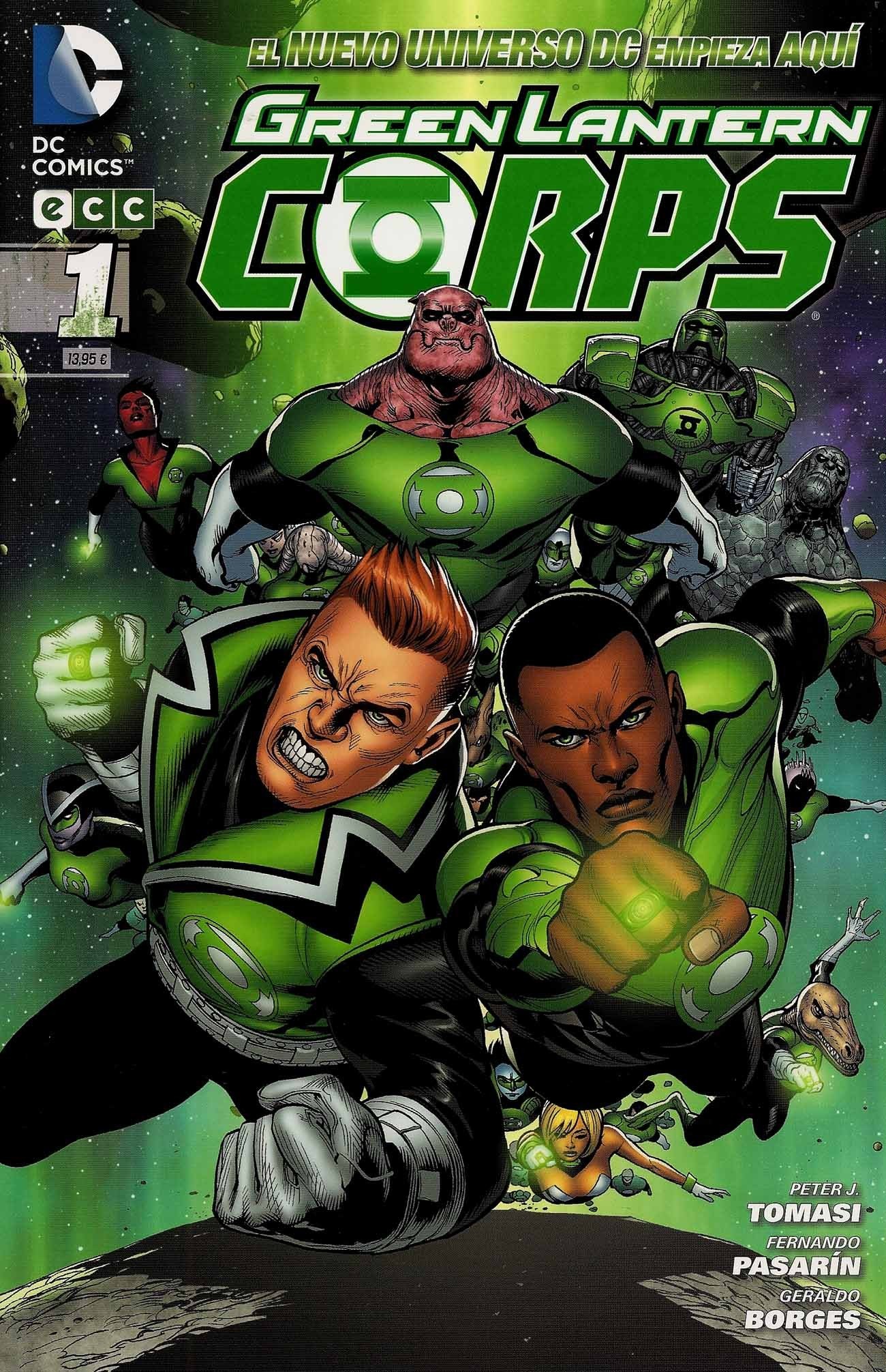 Portada ampliada de Green Lantern Corps