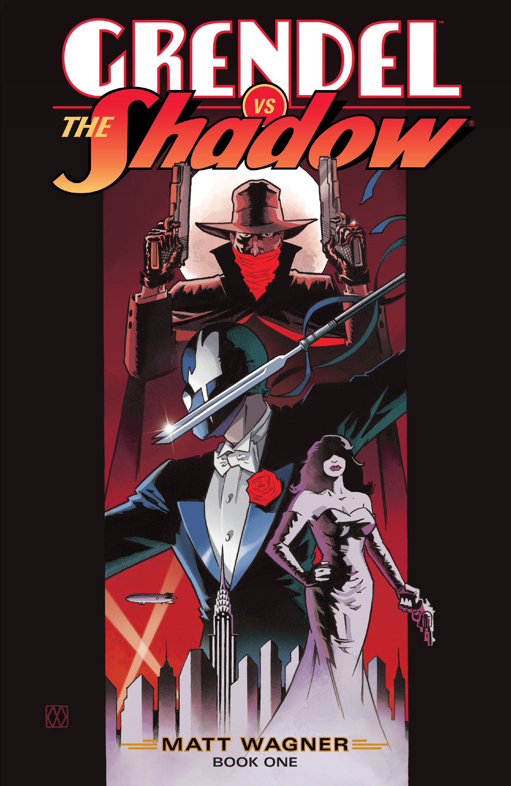 Portada ampliada de GRENDEL VS THE Shadow