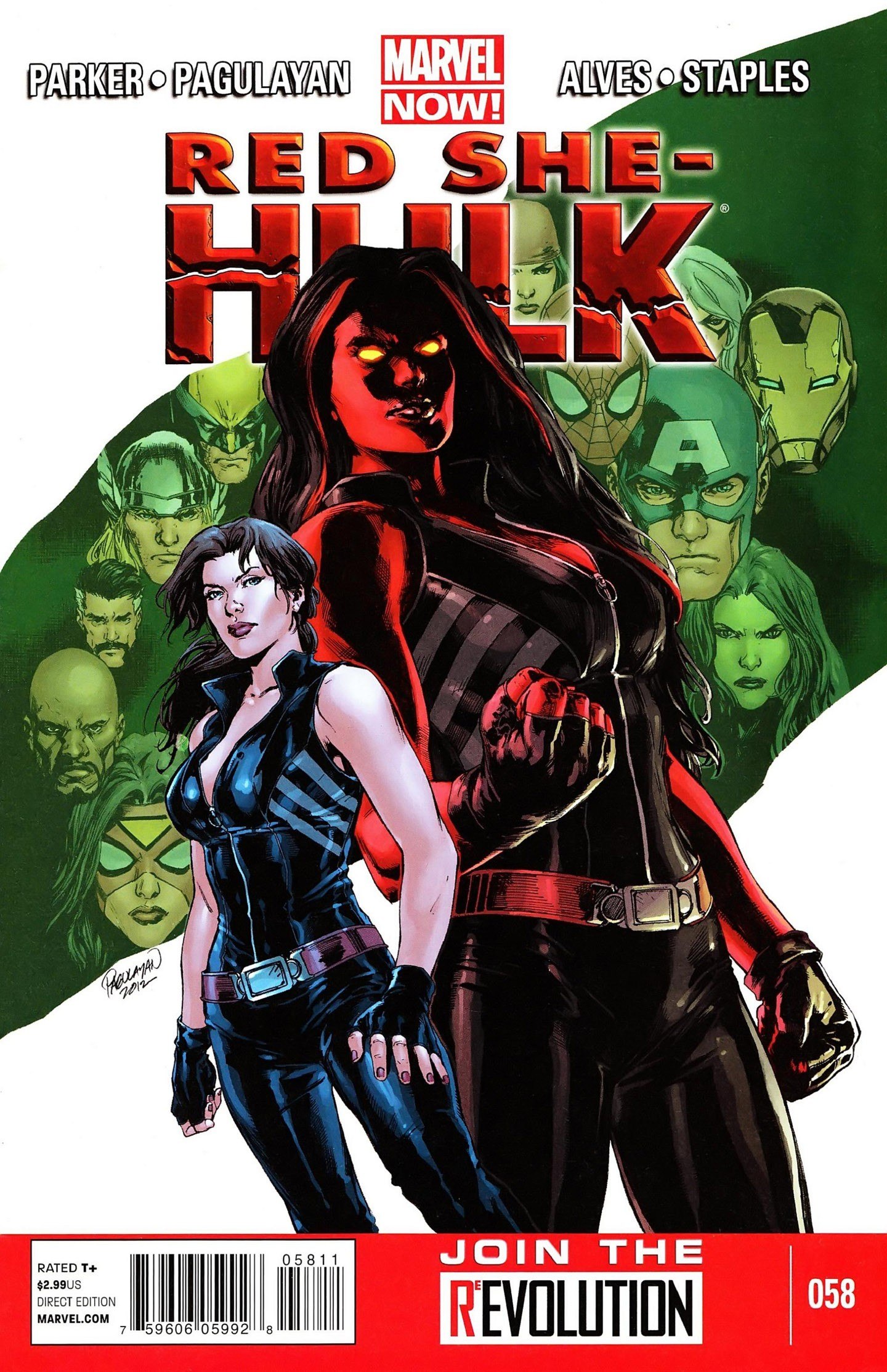 Portada ampliada de Red She-Hulk