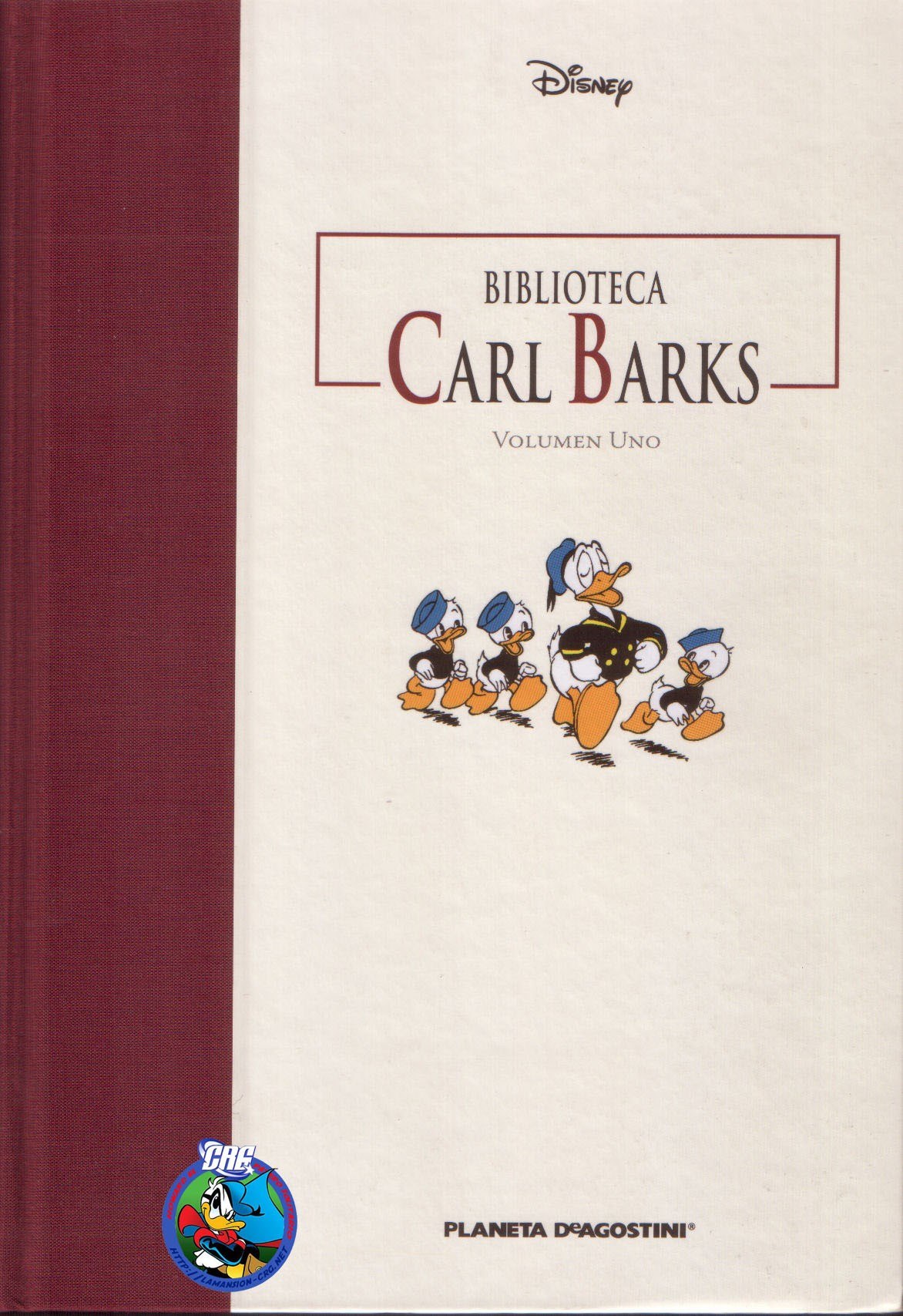 Portada ampliada de Biblioteca Carl Barks Volumen Uno