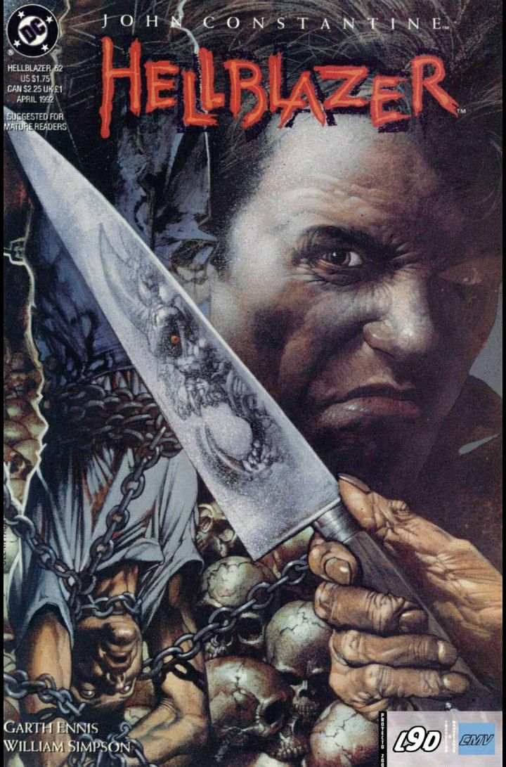 Portada ampliada de Hellblazer