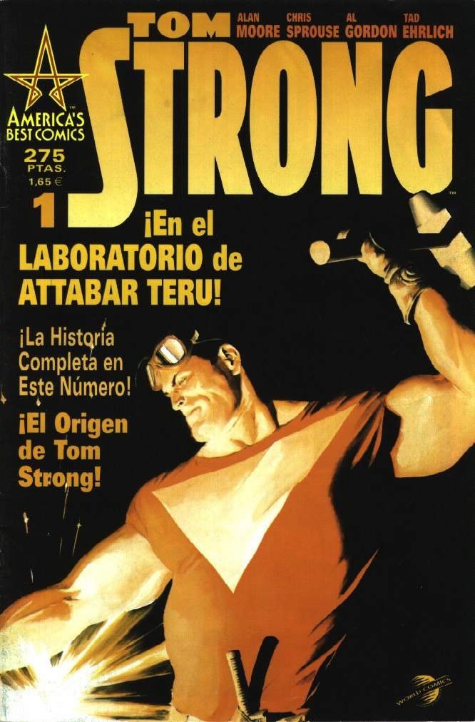 Portada ampliada de TOM STRONG