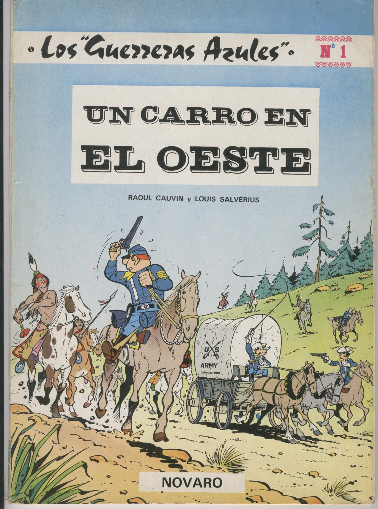 Portada ampliada de UN CARRO EN EL OESTE