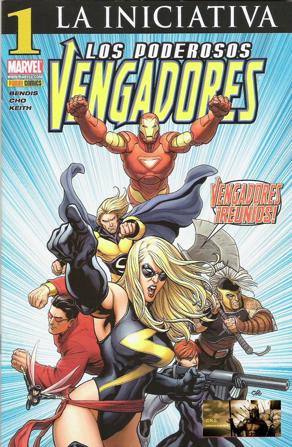 Portada ampliada de LOS PODEROSOS VENGADORES