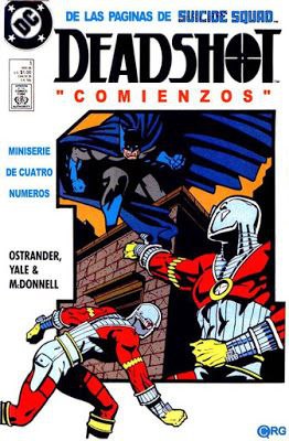 Portada ampliada de DEADSHOT "COMIENZOS"