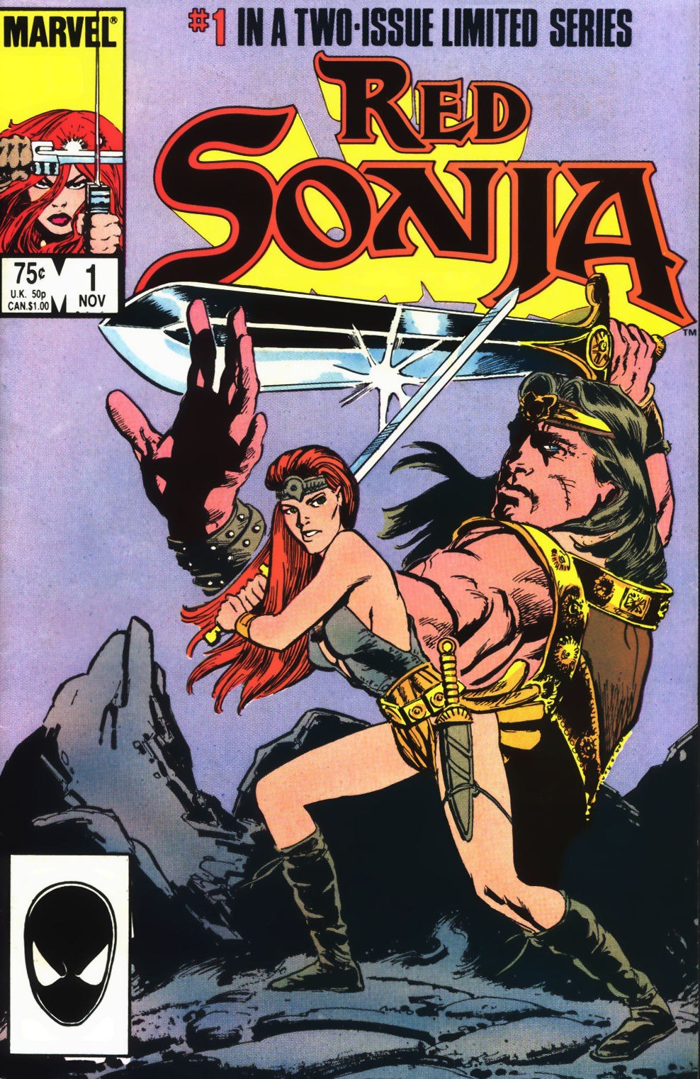 Portada ampliada de Red Sonja