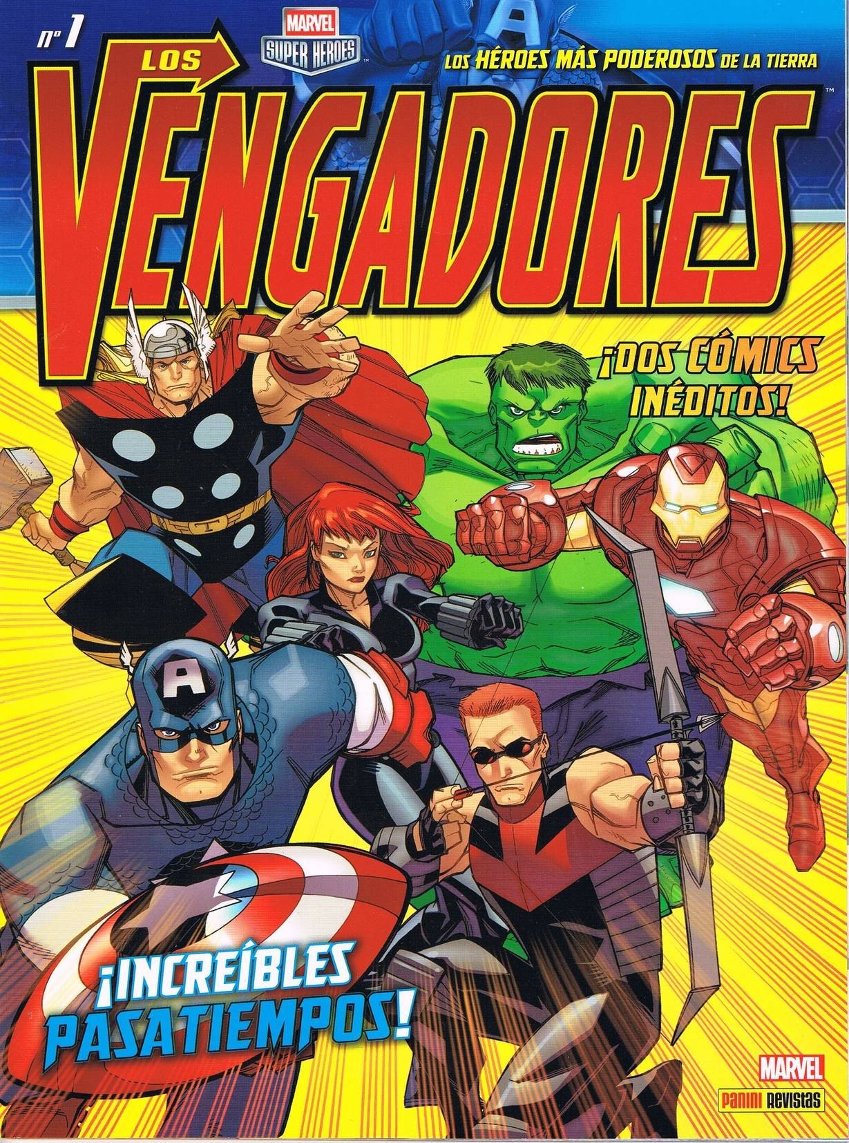 Portada ampliada de LOS VENGADORES