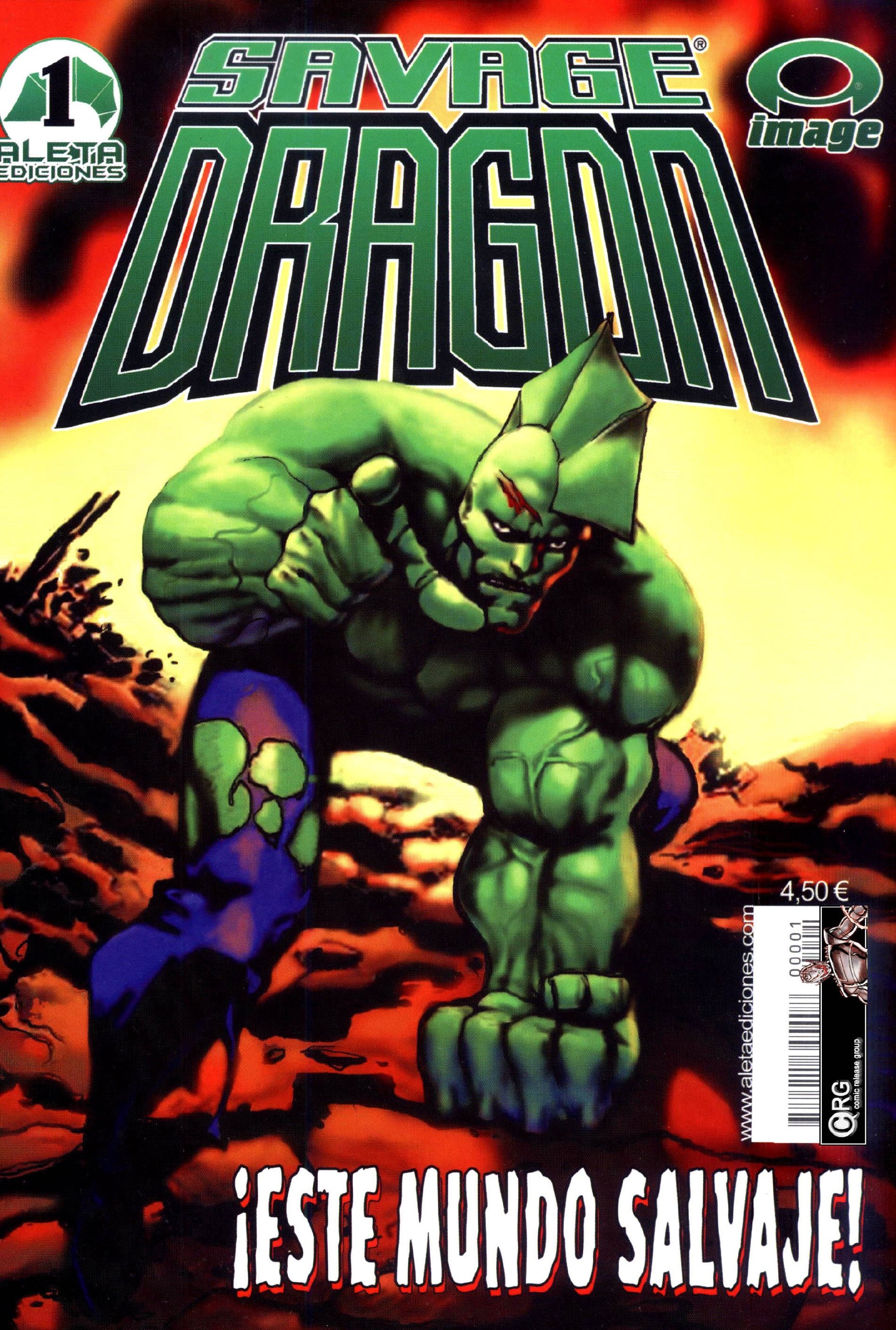 Portada ampliada de SAVAGE DRAGON