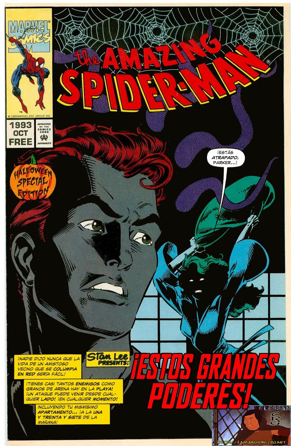 Portada ampliada de The Amazing Spider-Man