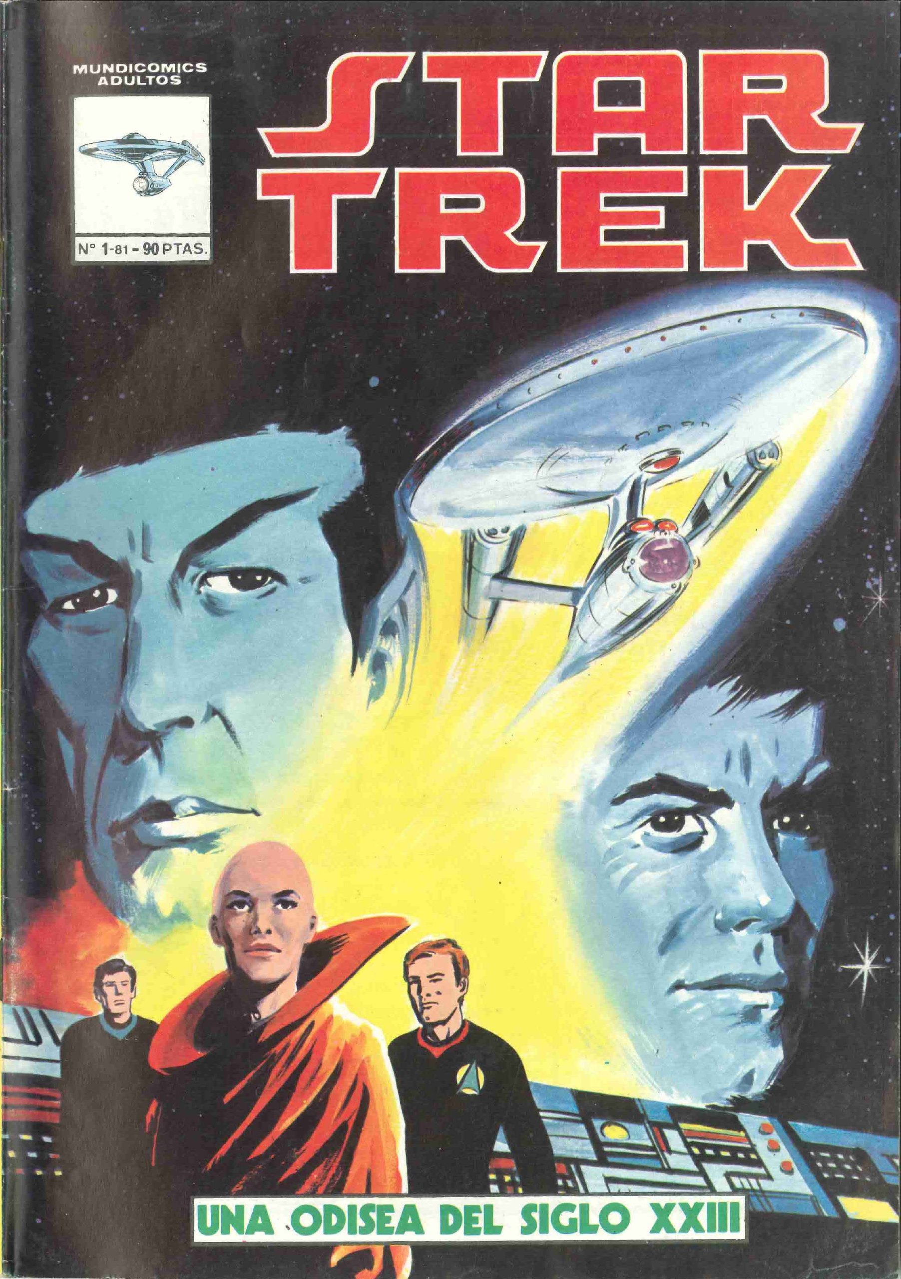 Portada ampliada de STAR TREK
