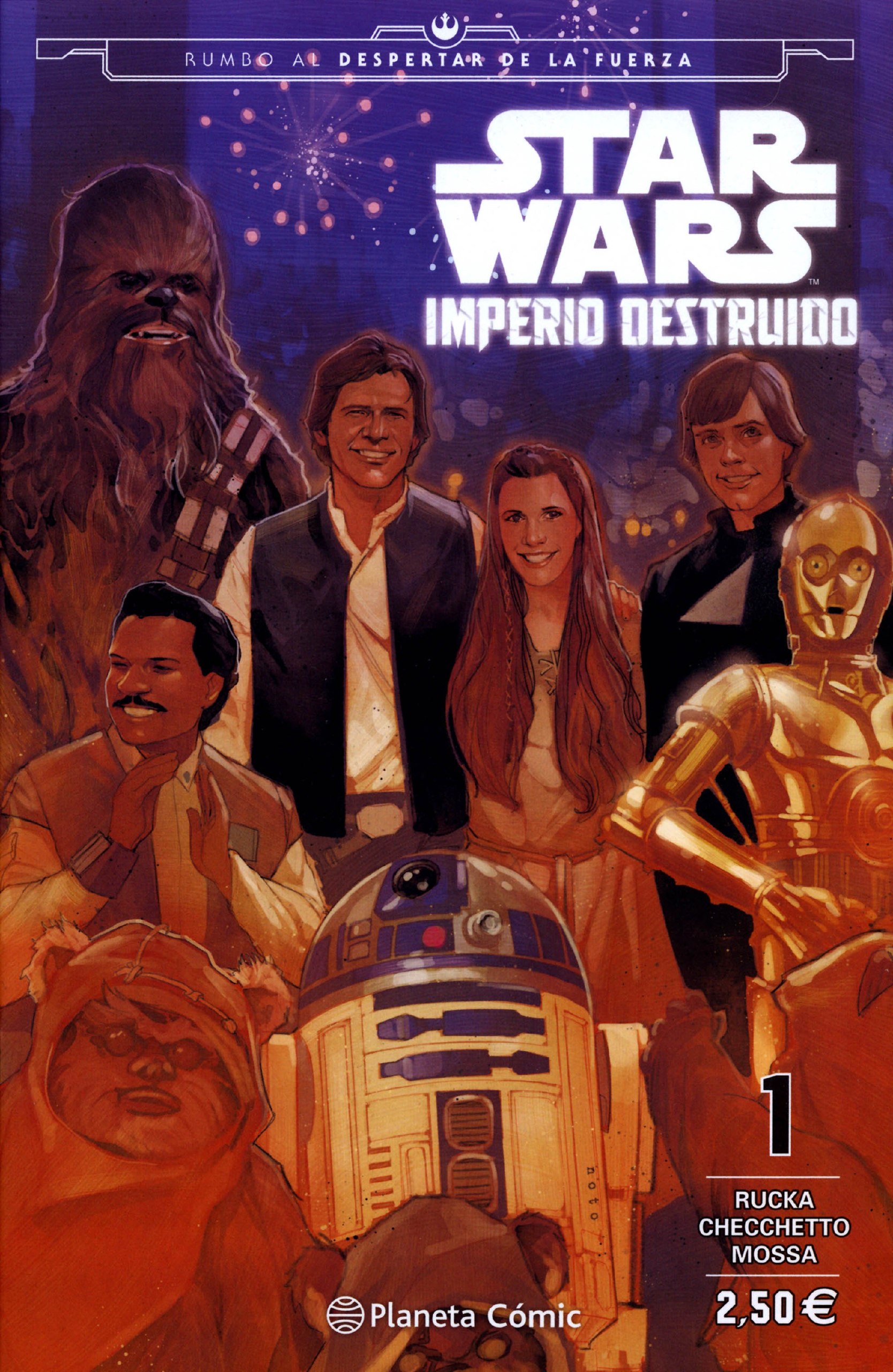 Portada ampliada de STAR WARS IMPERIO DESTRUIDO