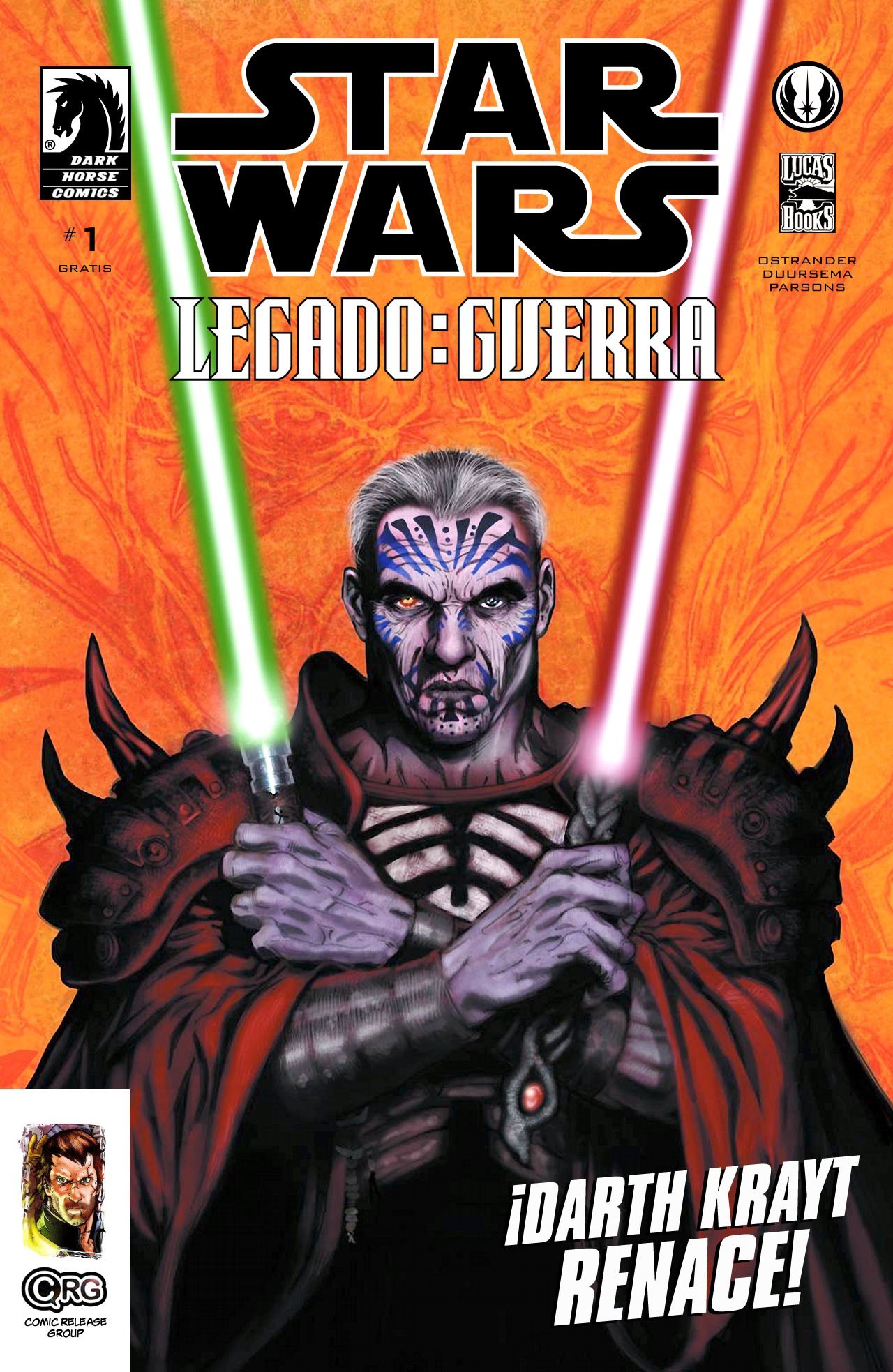 Portada ampliada de STAR WARS LEGADO: GUERRA