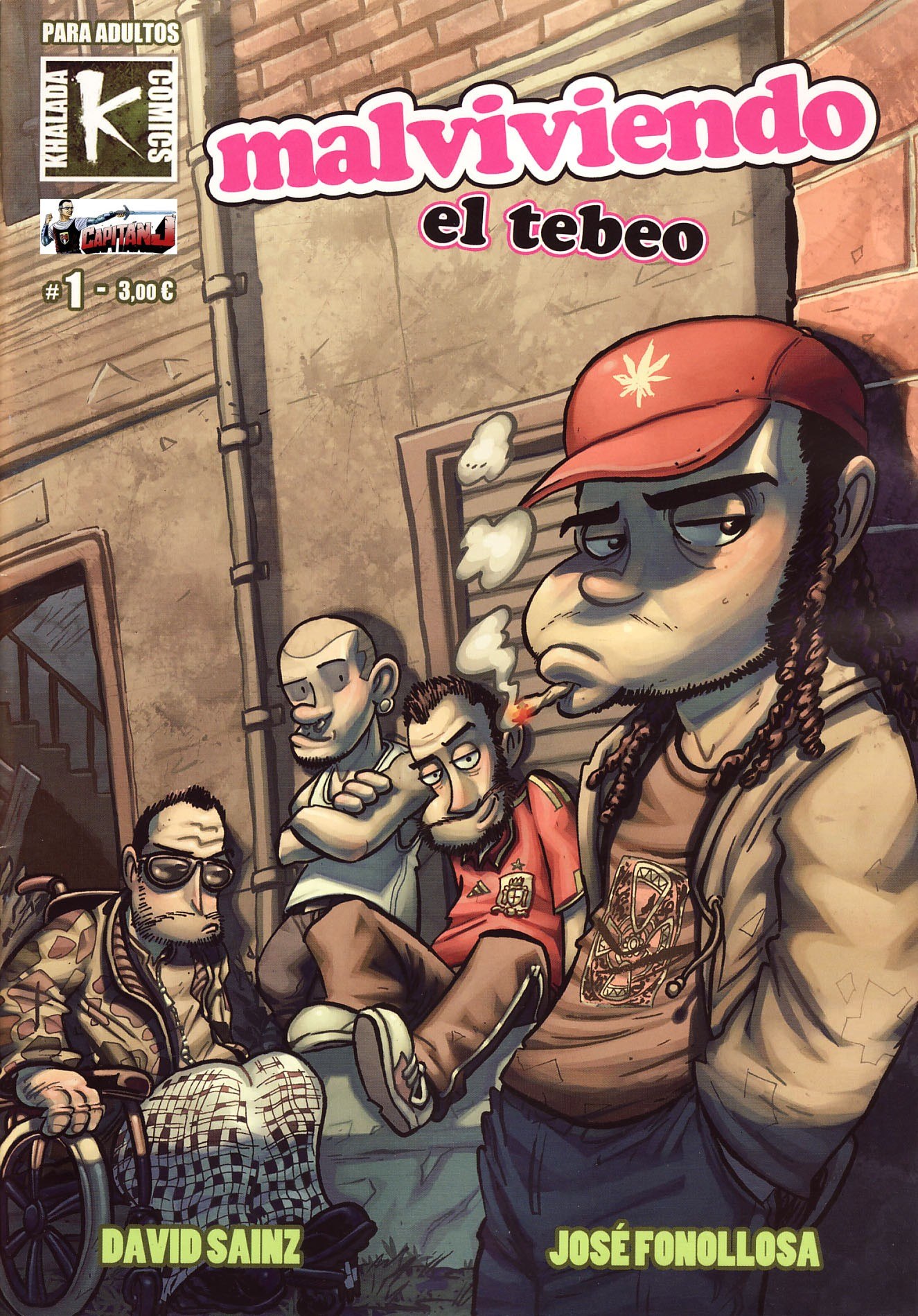 Portada ampliada de malviviendo el tebeo