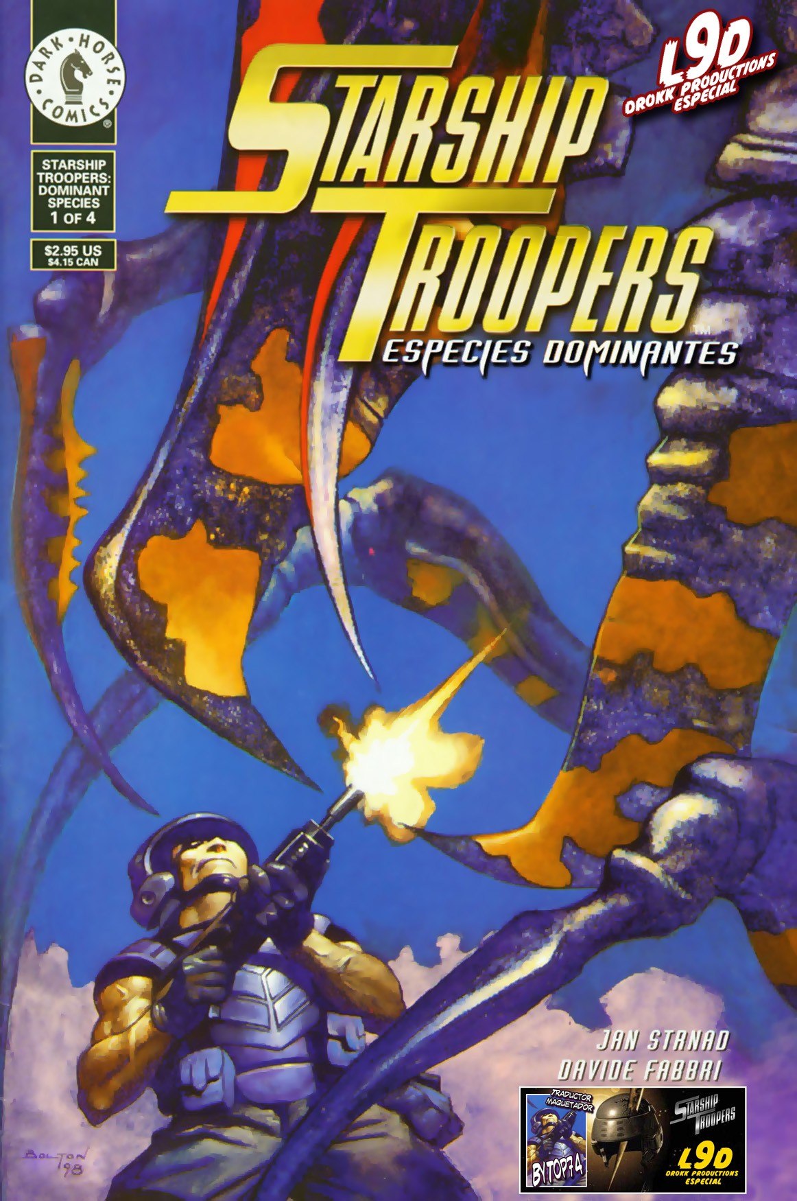 Portada ampliada de STARSHIP TROOPERS ESPECIES DOMINANTES