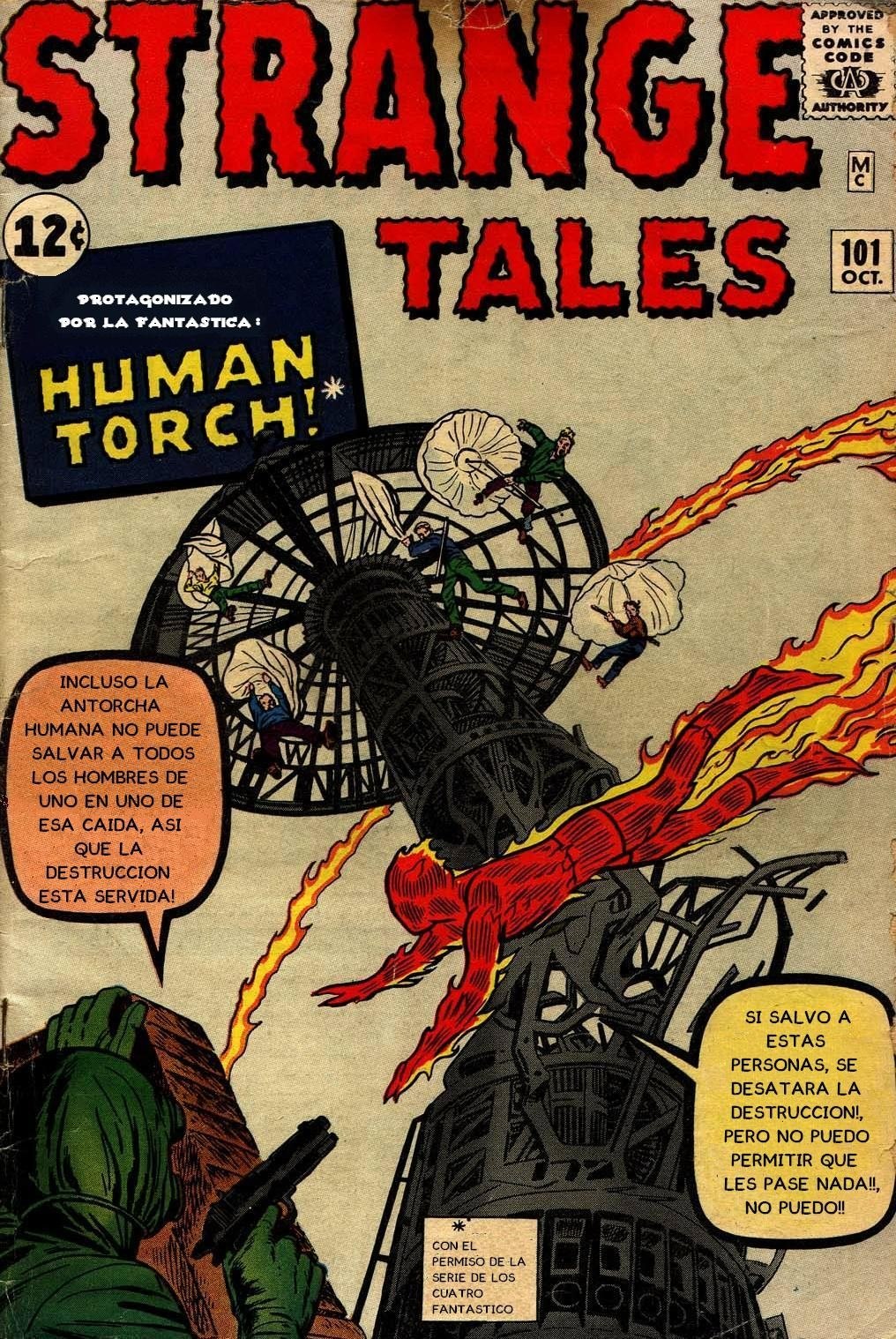 Portada ampliada de STRANGE TALES
