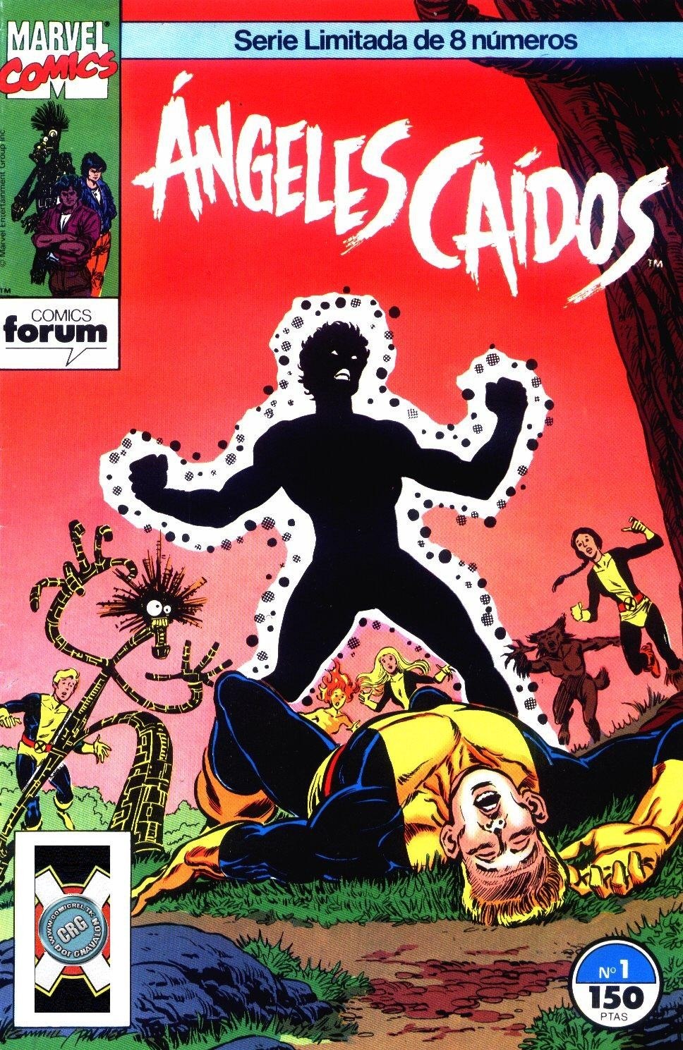 Portada ampliada de ÁngeLes Caídos
