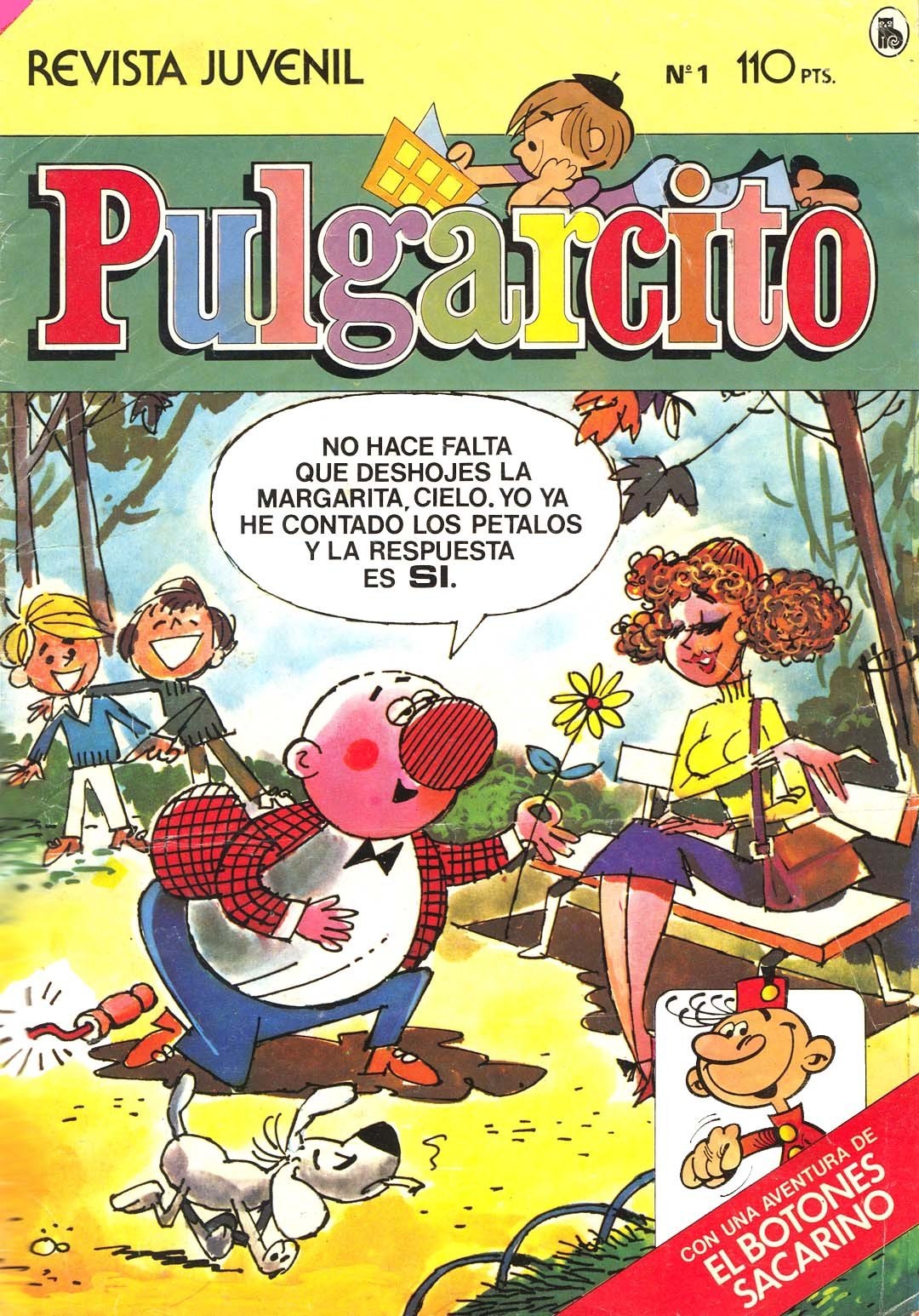 Portada ampliada de Pulgarcito