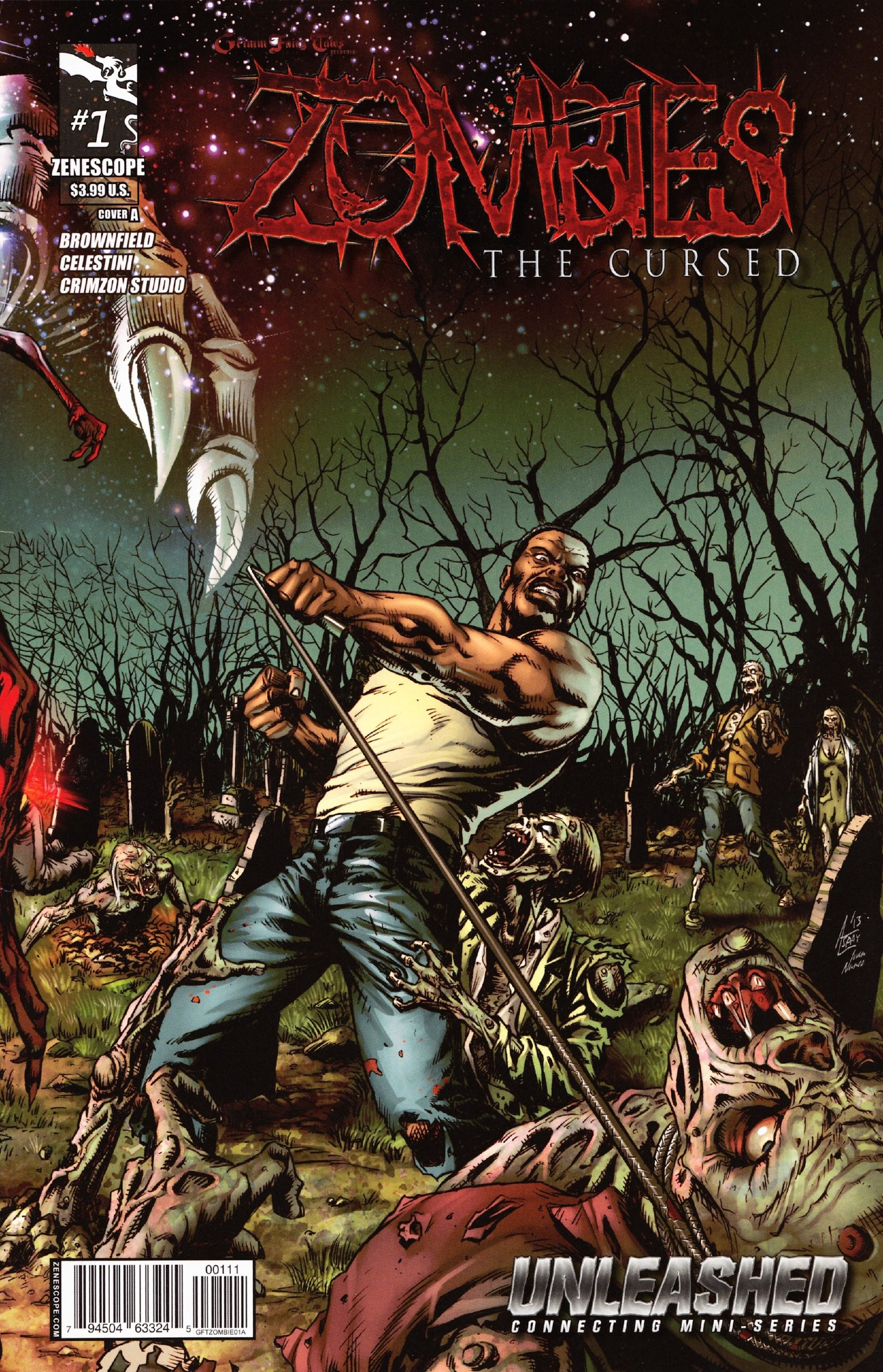Portada ampliada de Zombies The Cursed