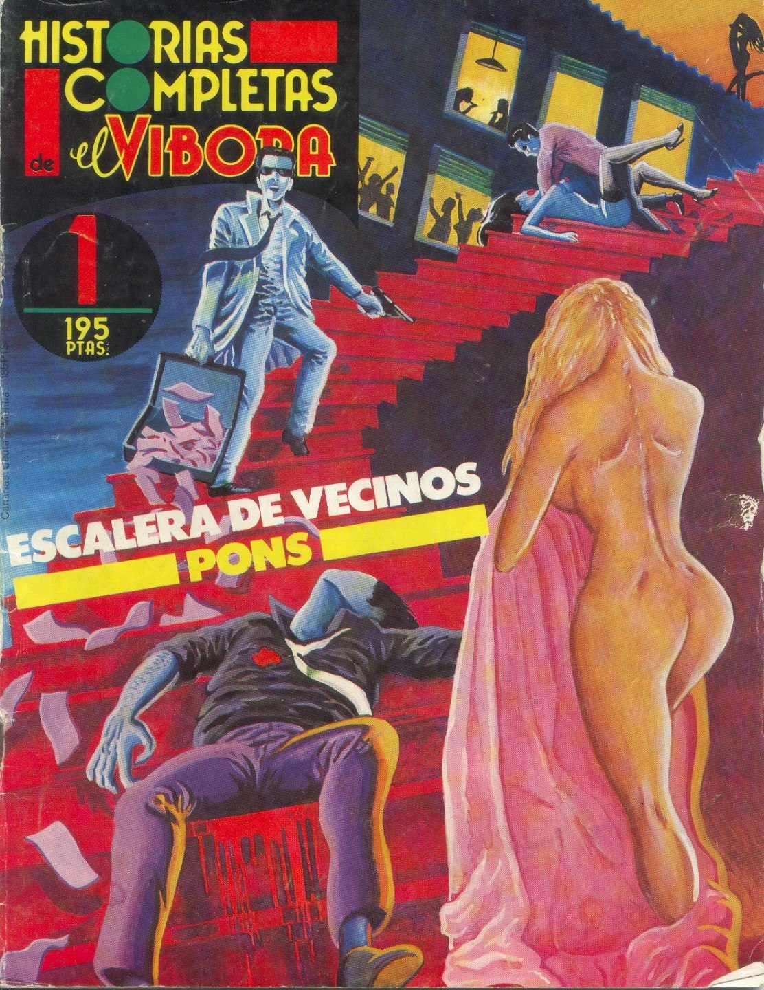 Portada ampliada de HISTORIAS COMPLETAS el VIBORA