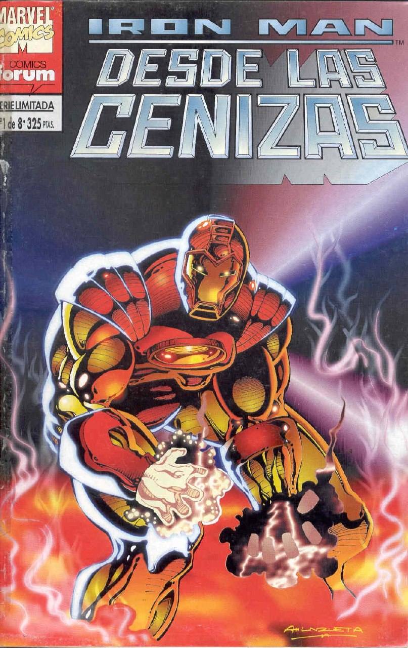 Portada ampliada de IRON MAN DESDE LAS CENIZAS