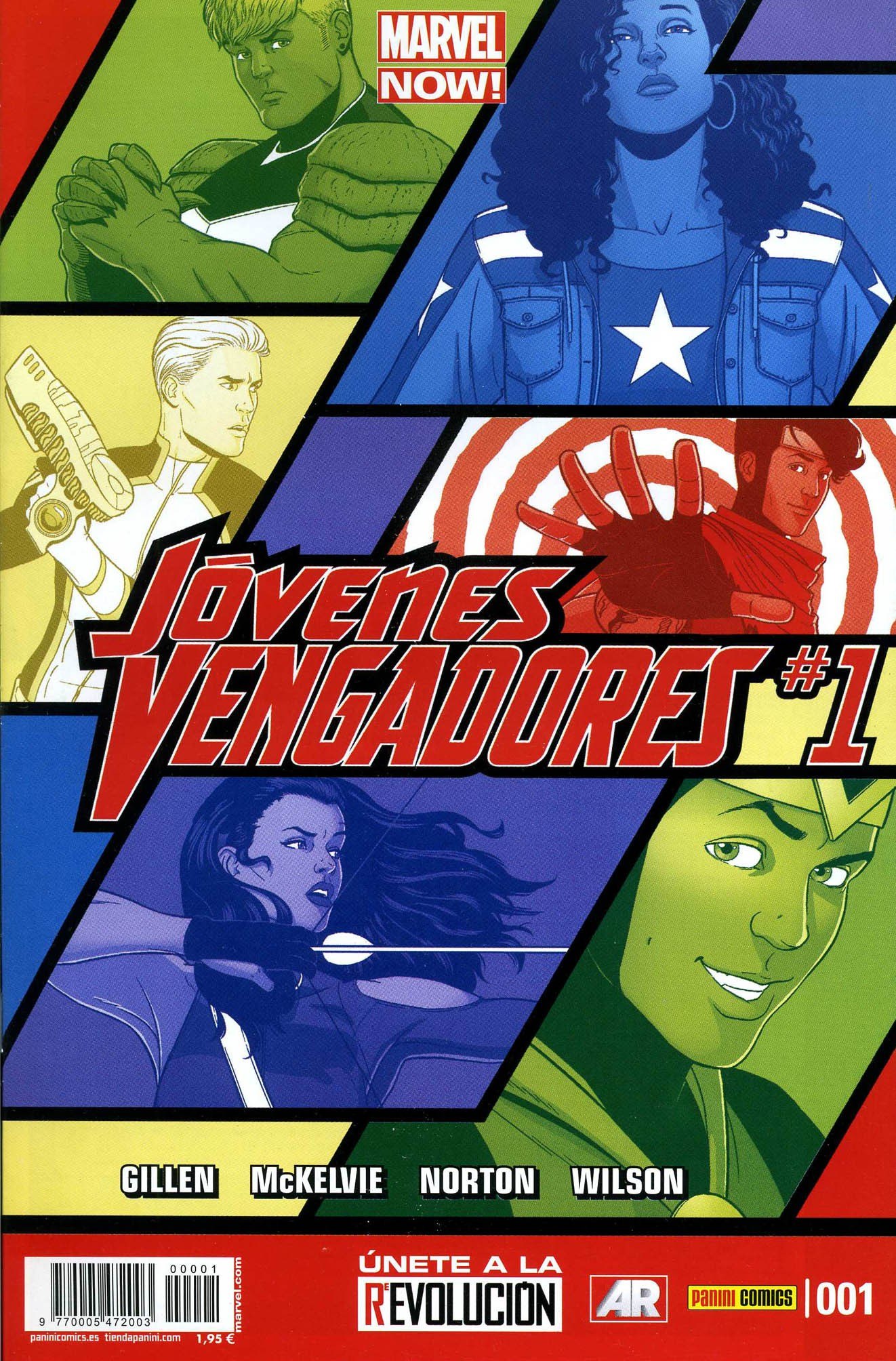 Portada ampliada de JOVENES VENGADORES #