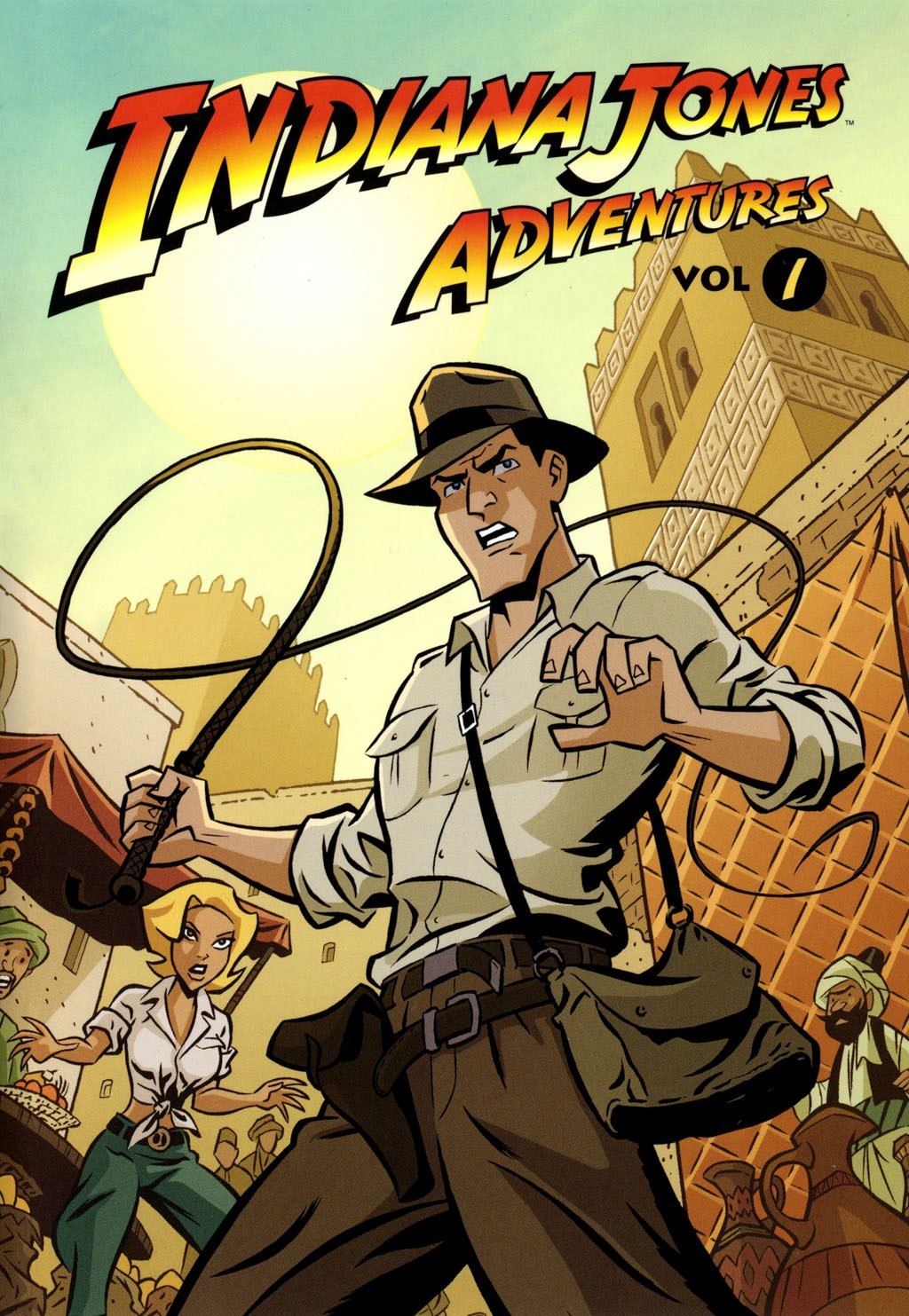 Portada ampliada de Indiana Jones Adventures Vol