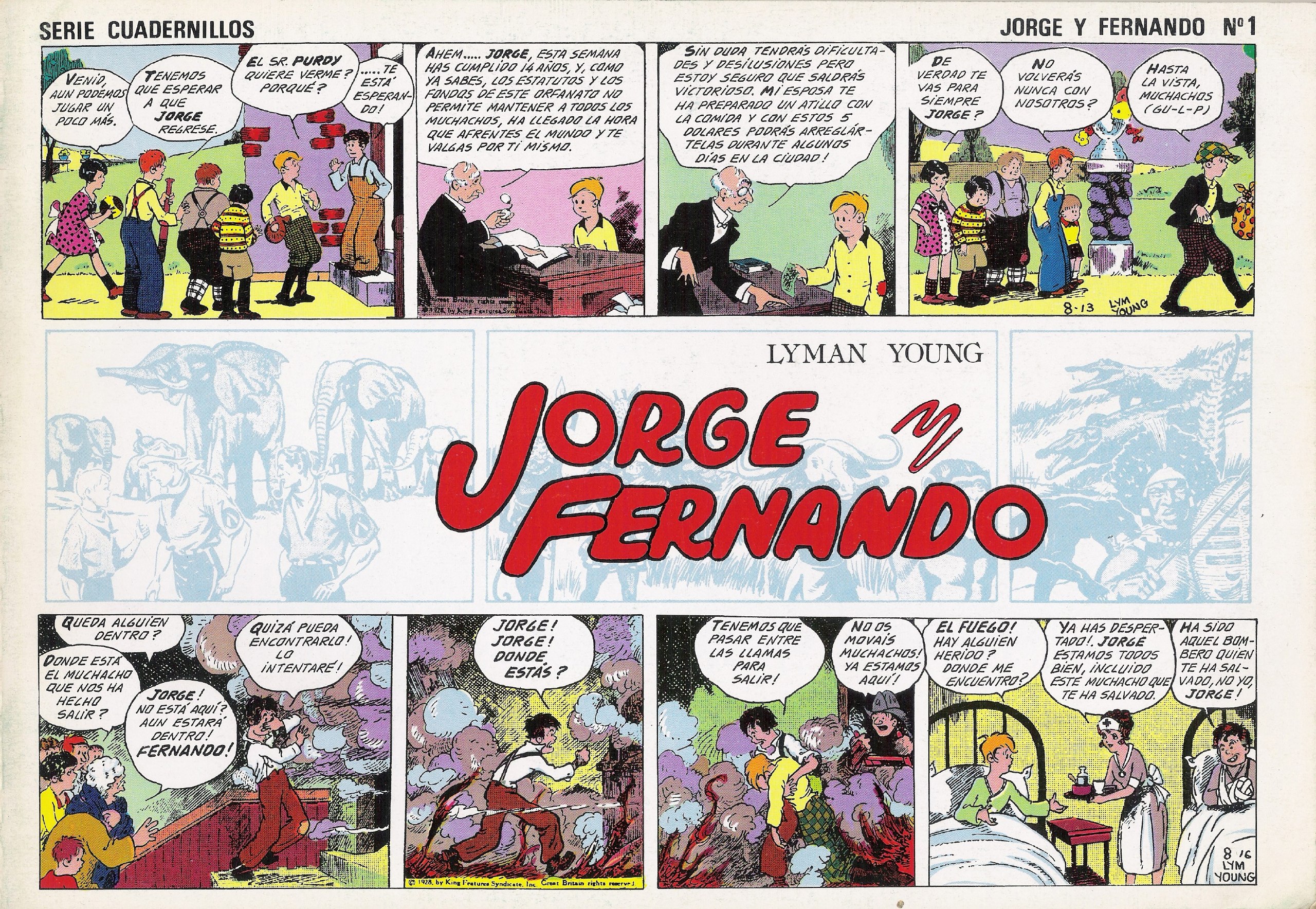 Portada ampliada de Jorge y Fernando