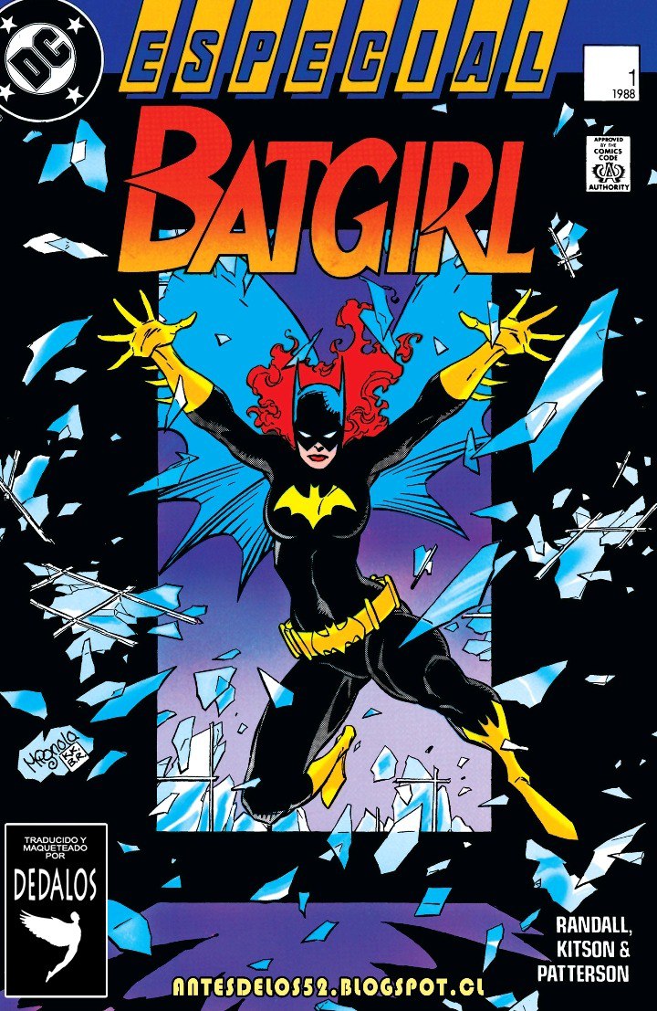 Portada ampliada de ESPECIAL BATGIRL