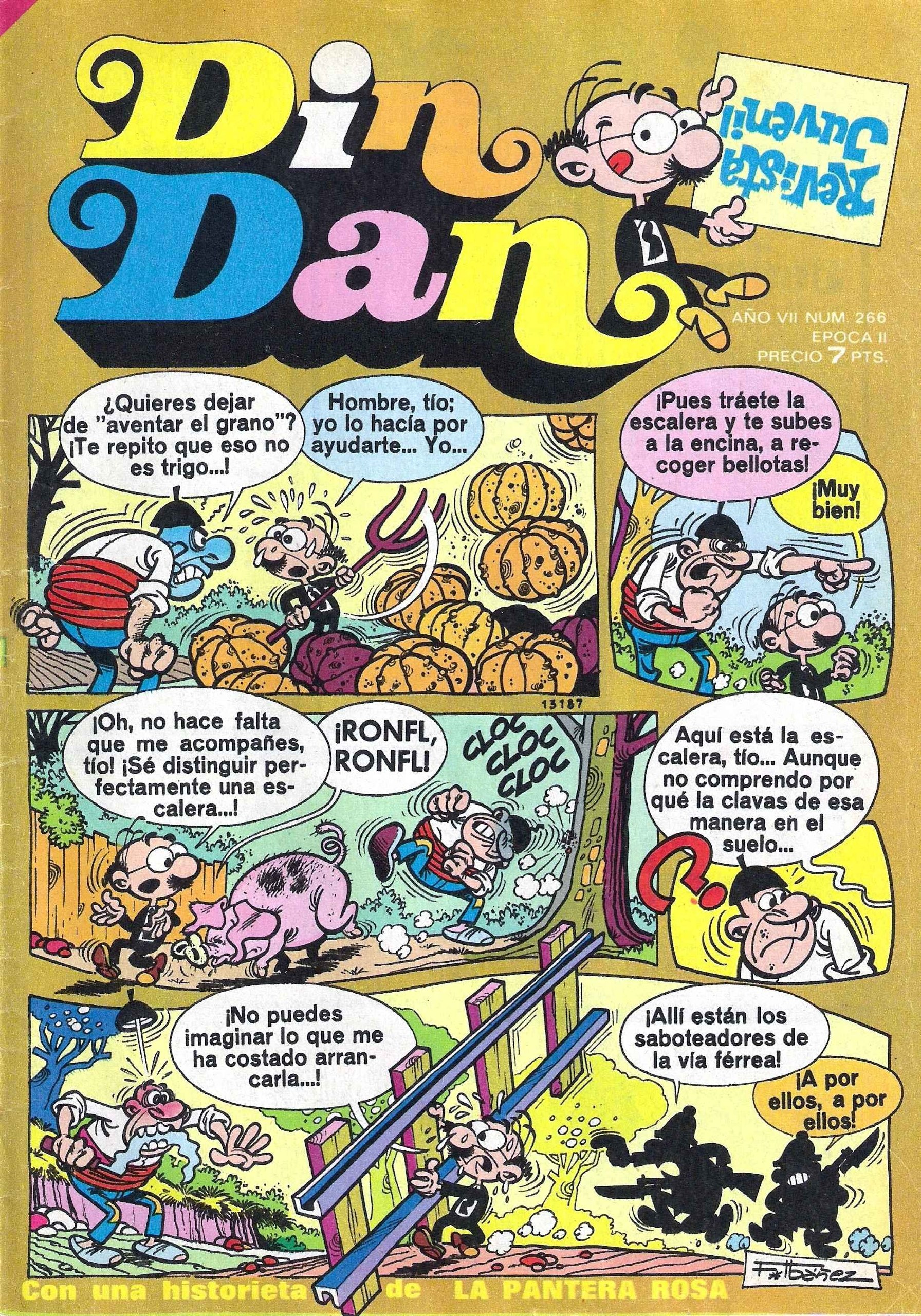 Portada ampliada de Din Dan