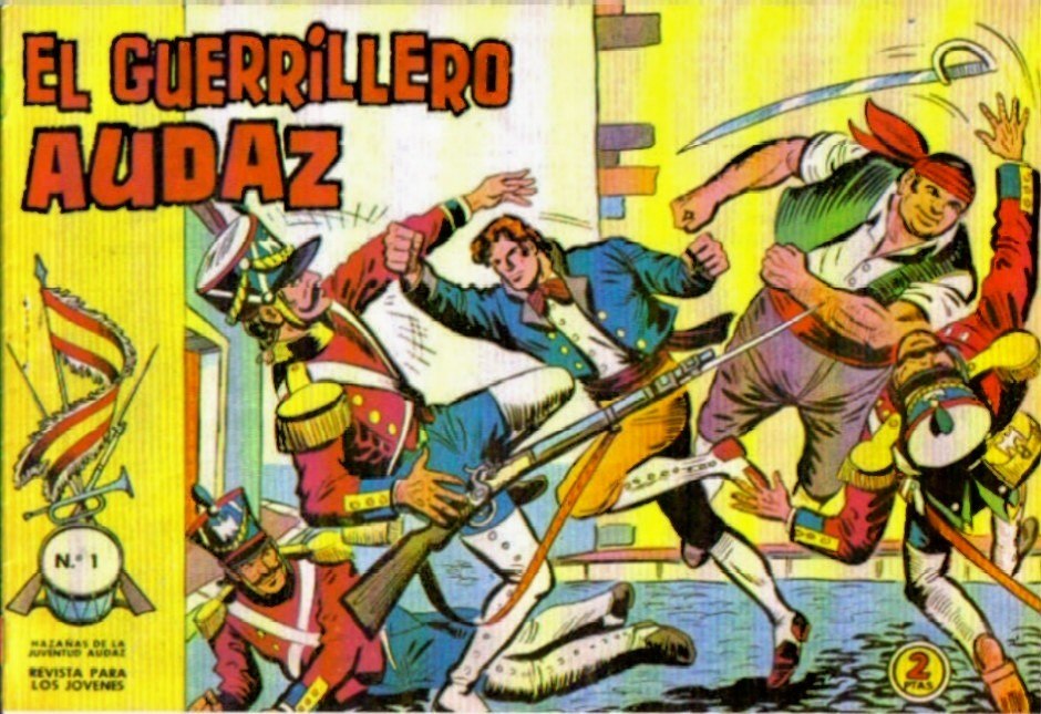 Portada ampliada de EL GUERRILLERO AUDAZ