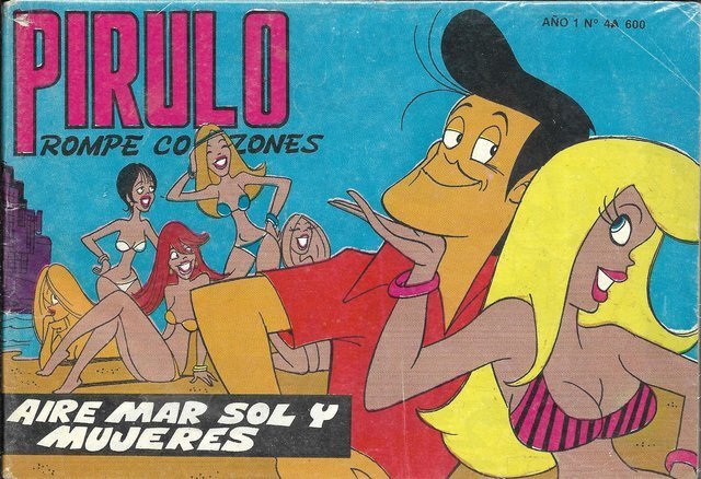 Portada ampliada de PIRULO ROMPE CORAZONES