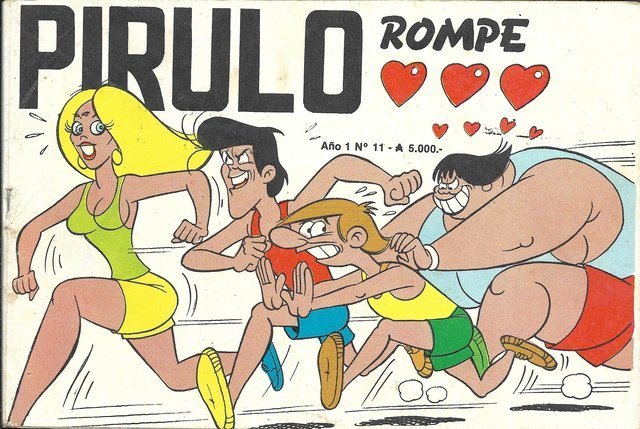 Portada ampliada de Pirulo Rompe