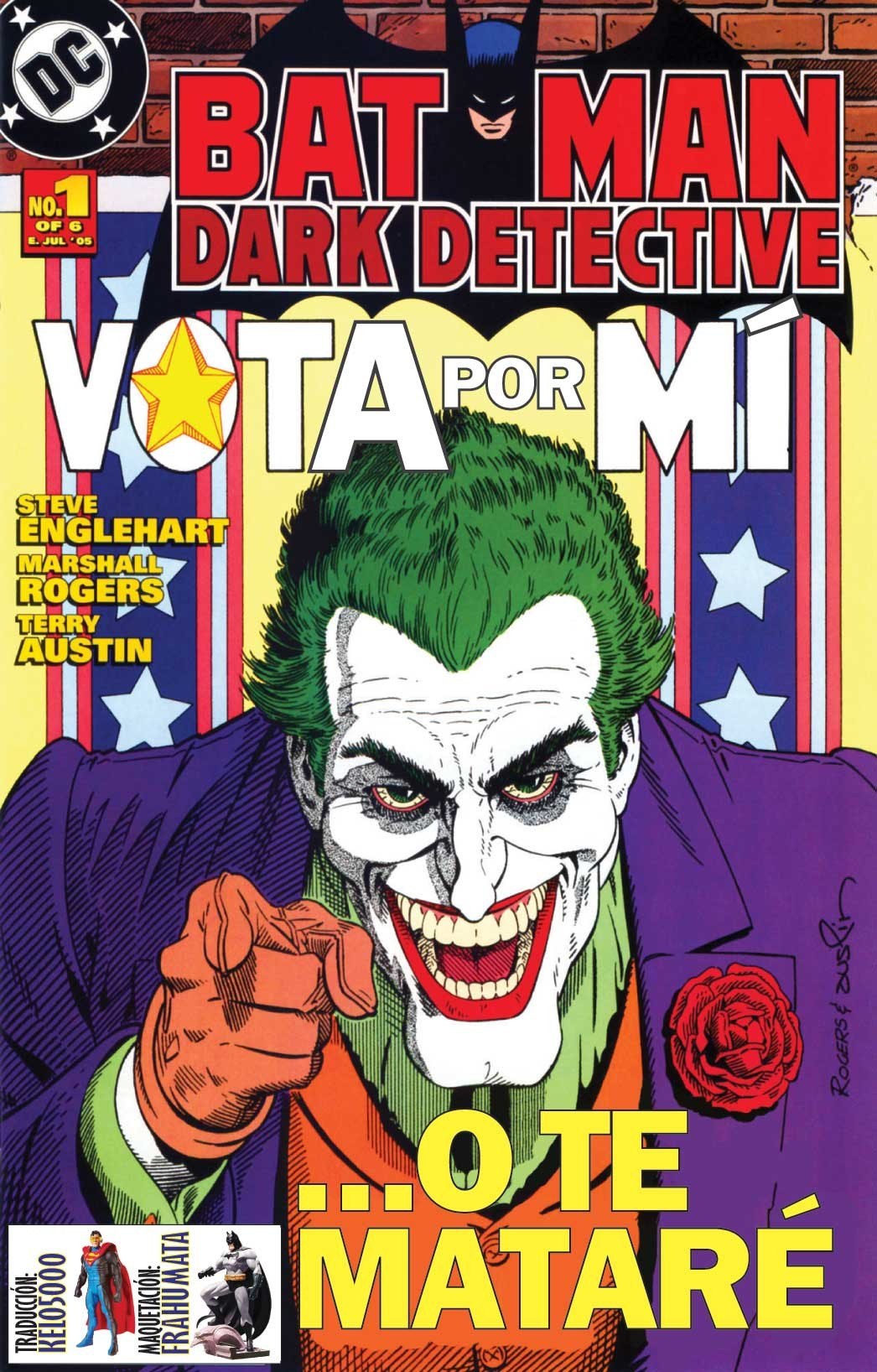 Portada ampliada de BAT MAN DARK DETECTIVE