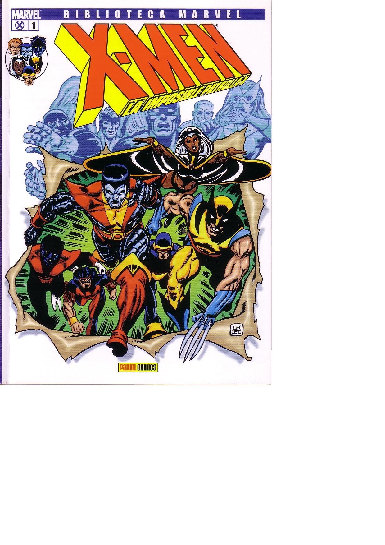 Portada ampliada de X-MEN