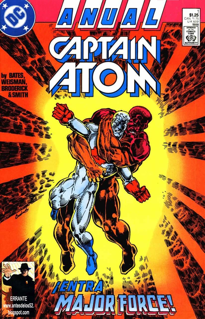 Portada ampliada de ANUAL CAPTAIN ATOM
