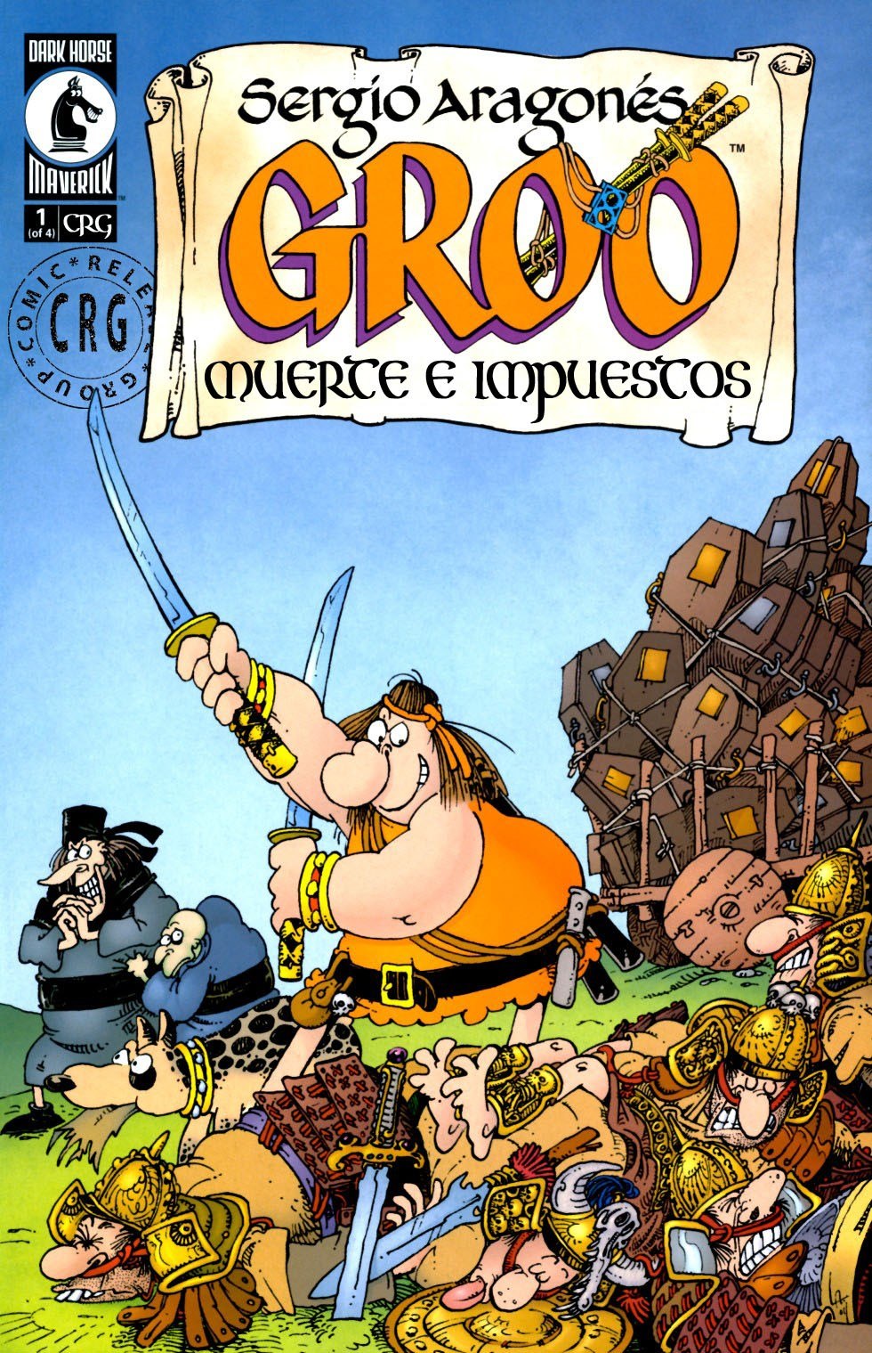 Portada ampliada de GROO MUERTE E IMPUESTOS