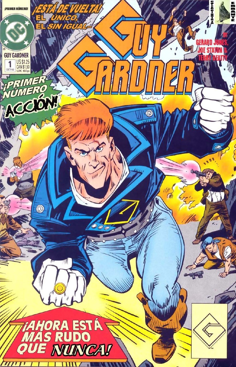 Portada ampliada de Guy Gardner