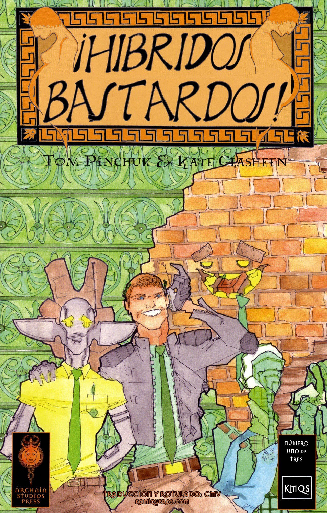 Portada ampliada de ¡Híbridos Bastardos!