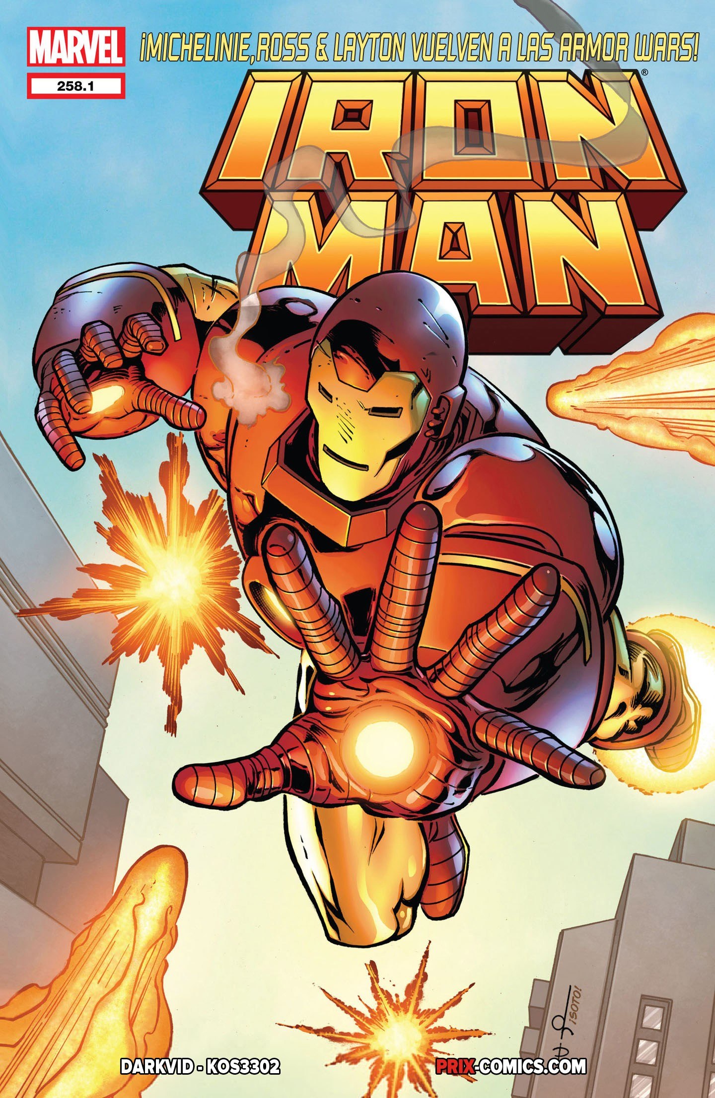 Portada ampliada de IRON MAN