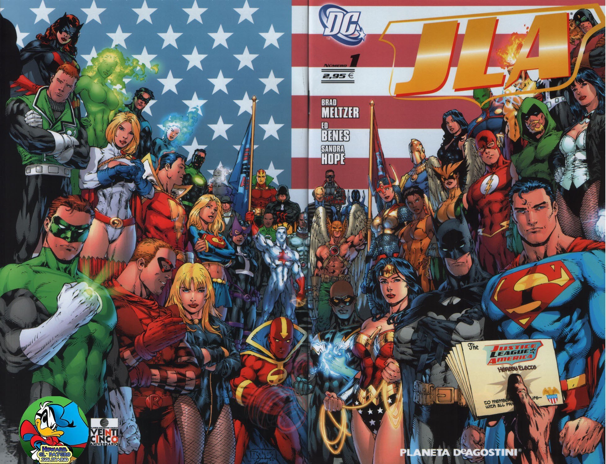Portada ampliada de JLA